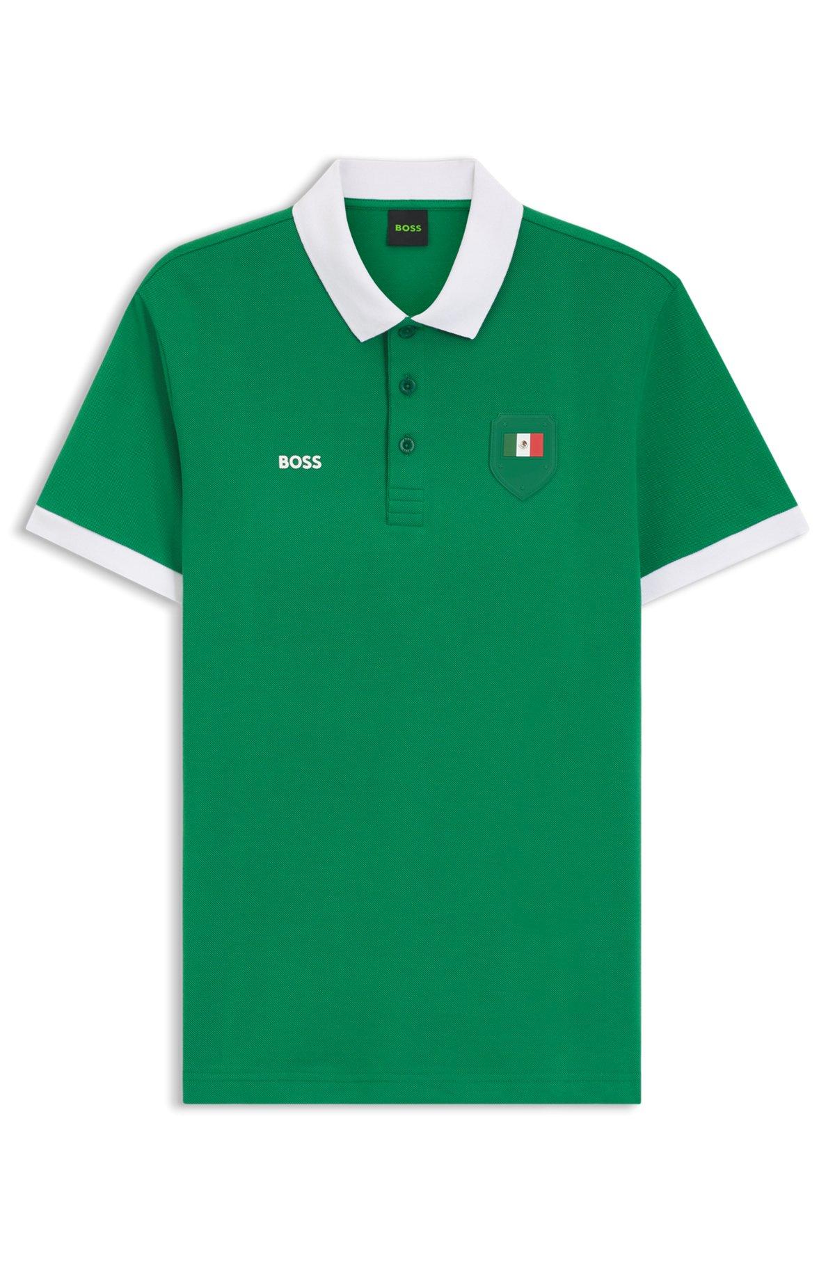 Paddy polo shirt with country flag Product Image