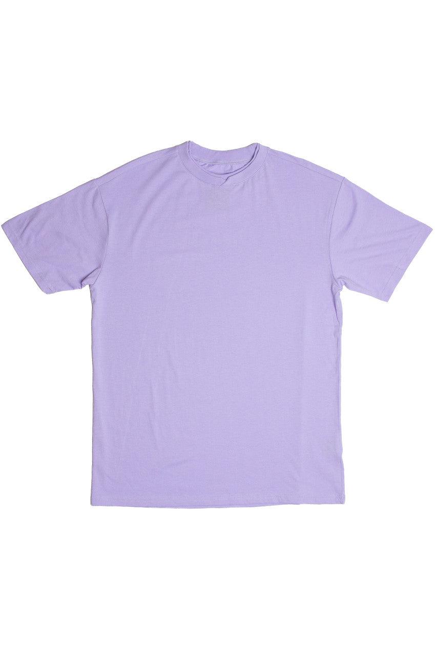 Lavender Notch Neck Tee Product Image