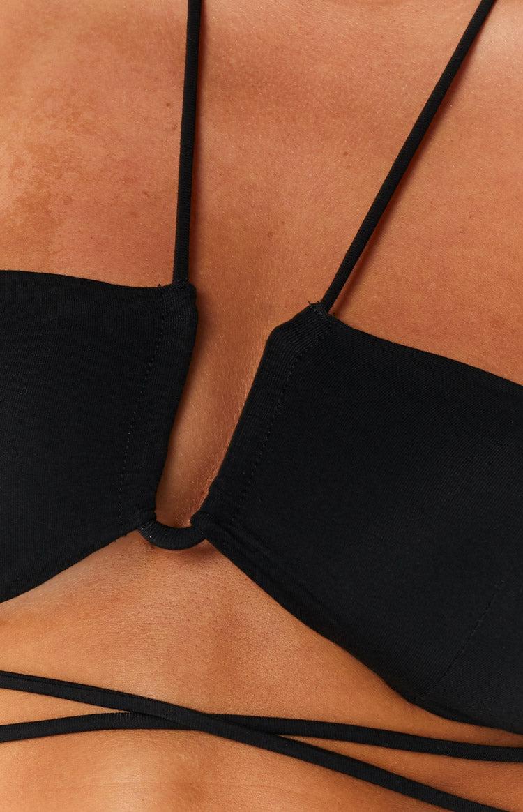 Dixie Black Halter Top Product Image