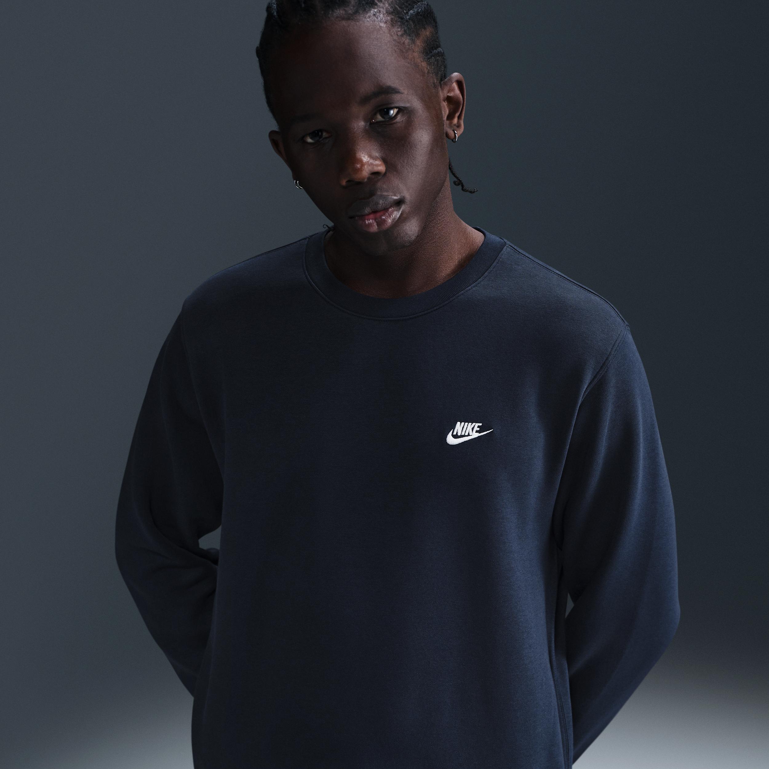 Nike Mens Club Fleece Crew | FN3886-451 Product Image