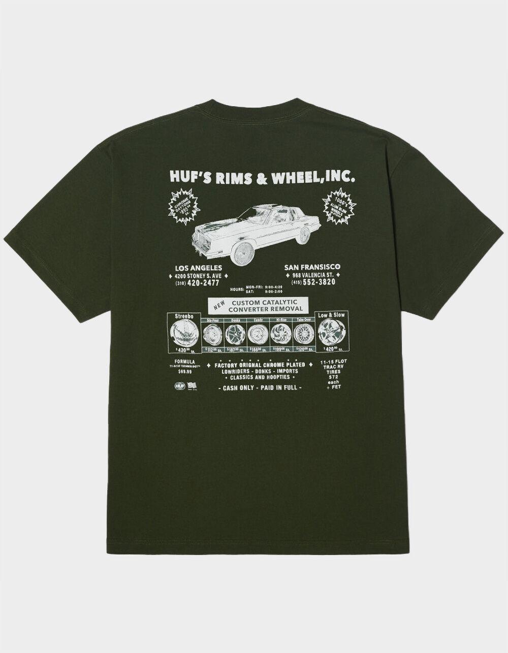 HUF Rims & Wheel Mens Tee - HUNTER Product Image