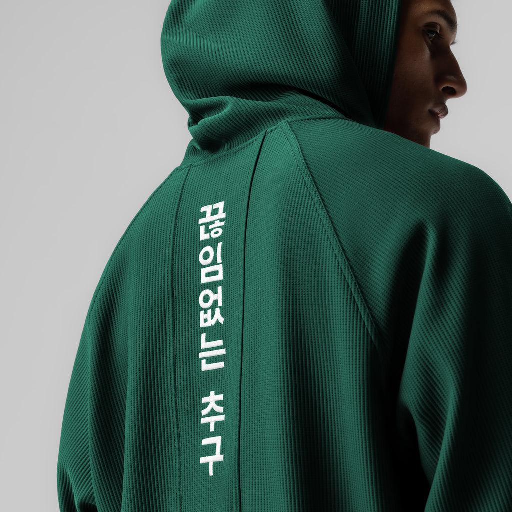 1019. Deltapeak® Oversized Hoodie - Forest Green Product Image