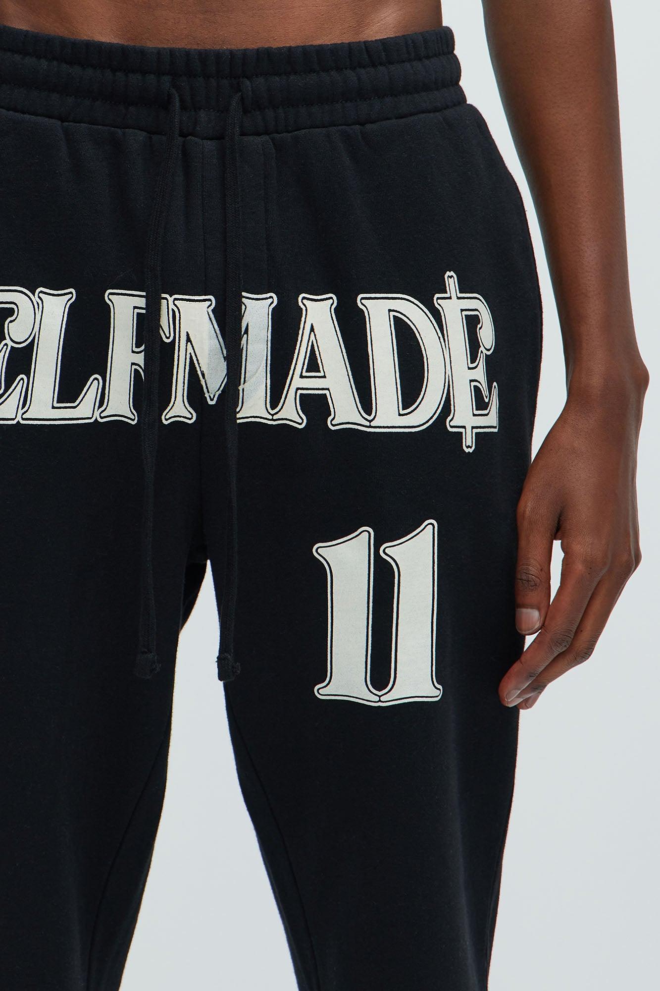 Tyson Self Made Skinny Flare Sweatpants - Black Product Image