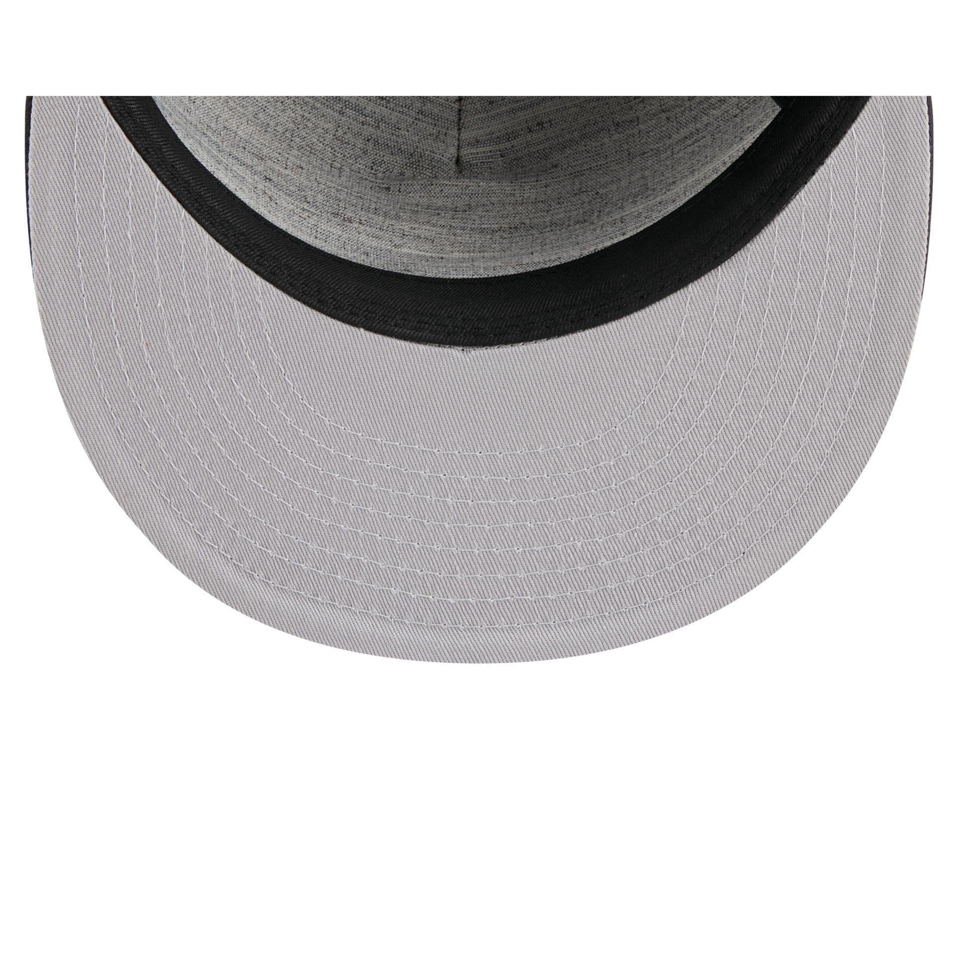 Miami Marlins Easy Retro Crown 59FIFTY A-Frame Fitted Hat Male Product Image