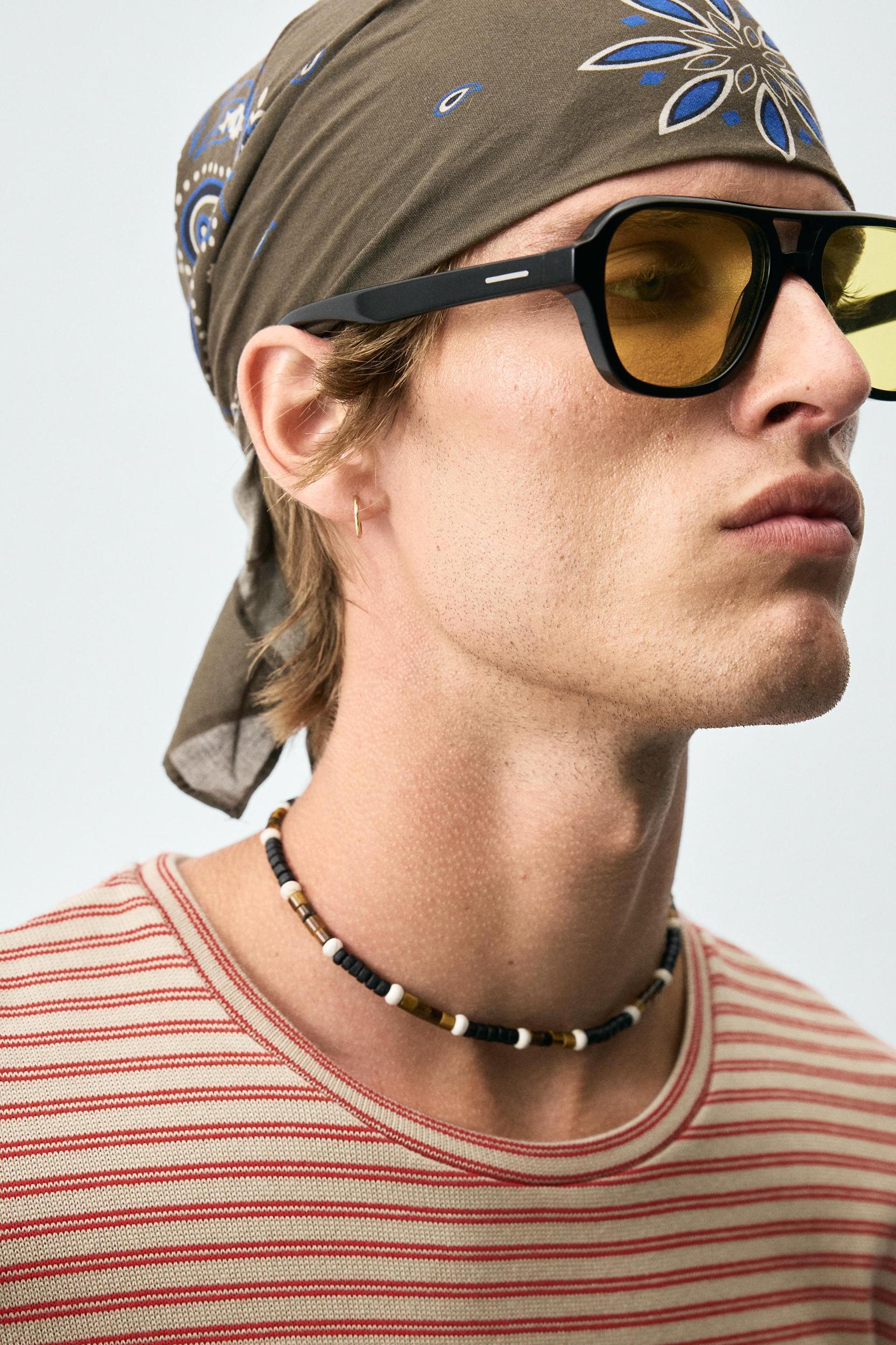 STRIPED JACQUARD T-SHIRT Product Image