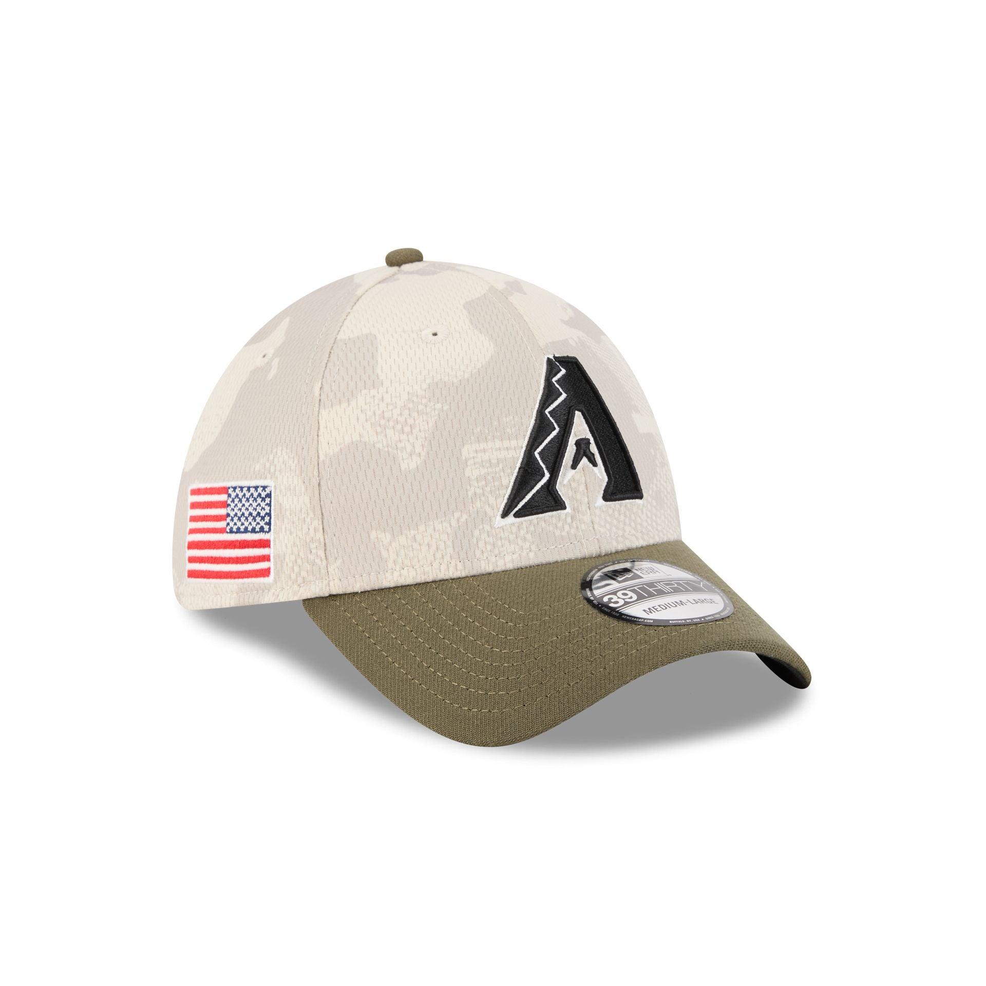 Arizona Diamondbacks Armed Forces Day 2025 39THIRTY Stretch Fit Hat Male Product Image
