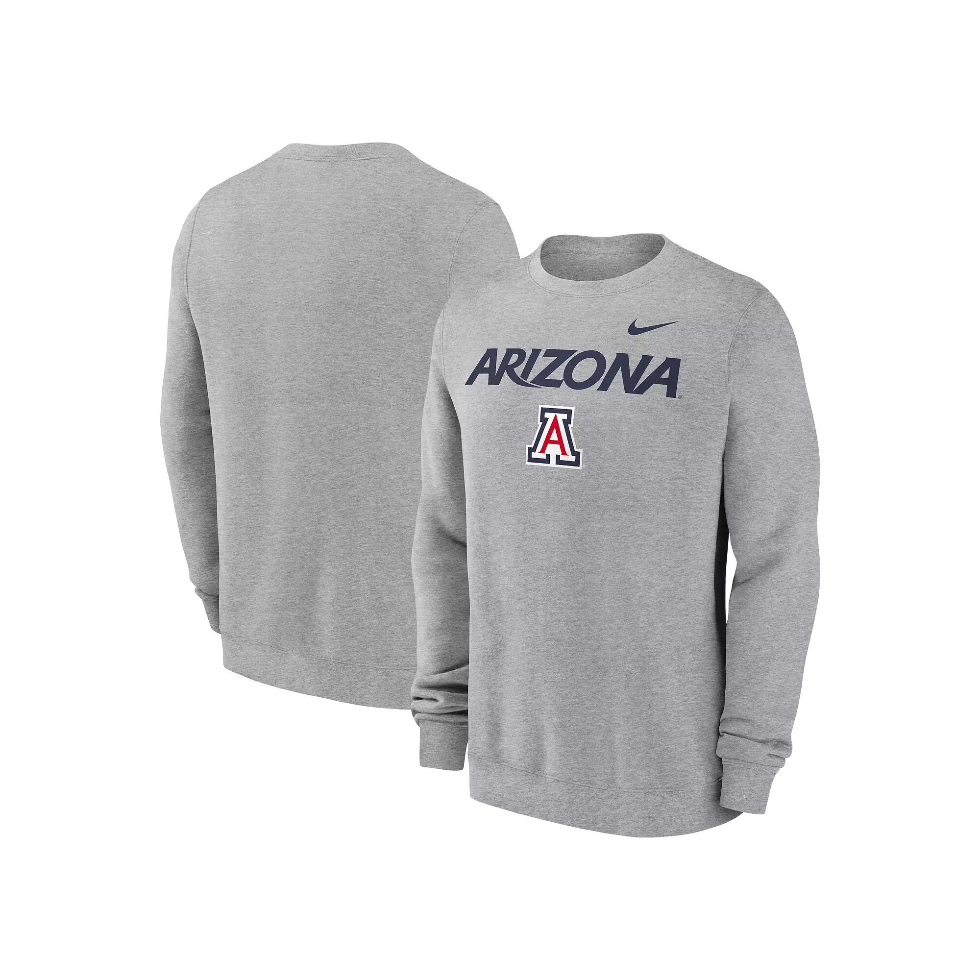 Arizona Wildcats Primetime Primary Stack Nike Men's College Pullover Crew Product Image