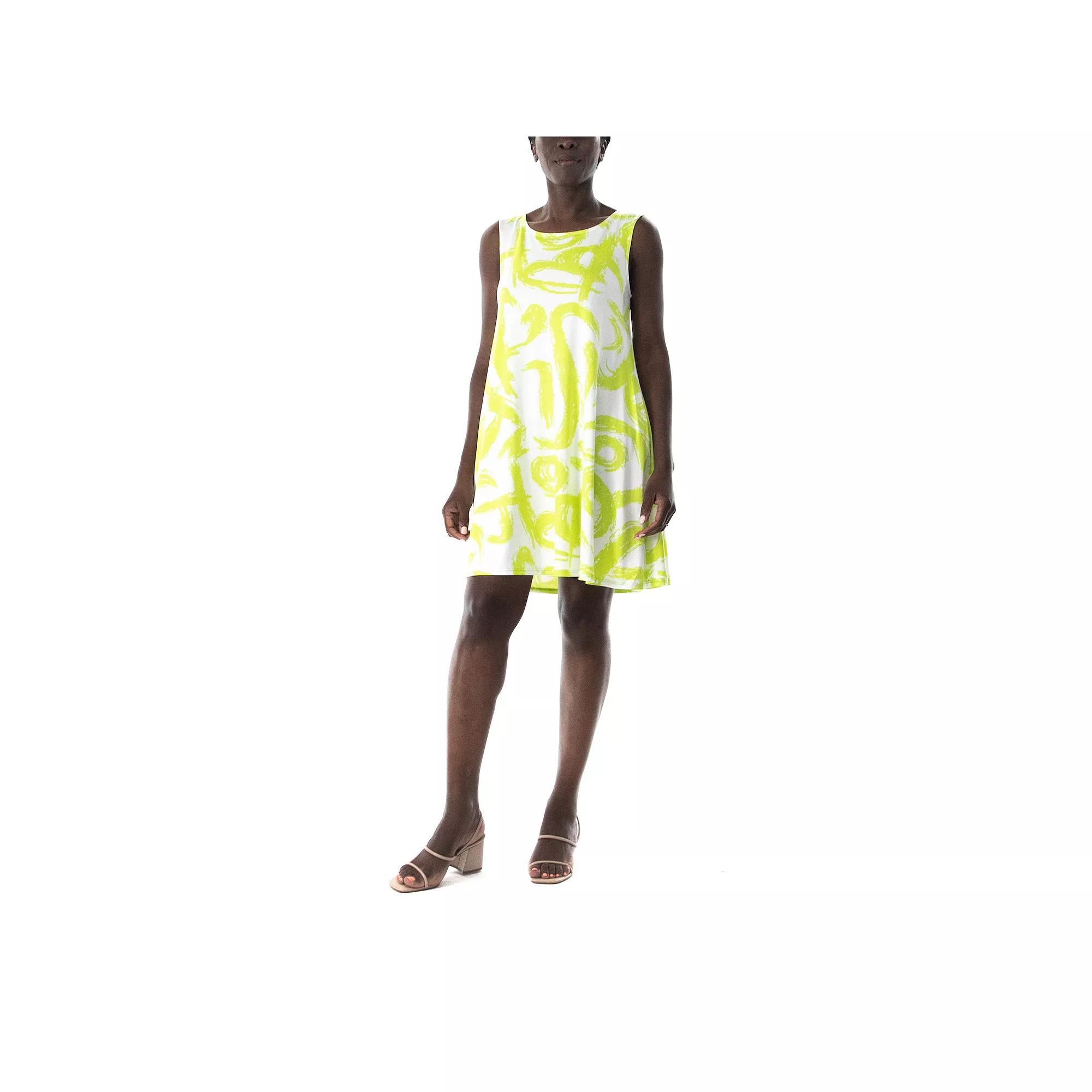 Women's Nina Leonard Floral Swing Dress,  Product Image