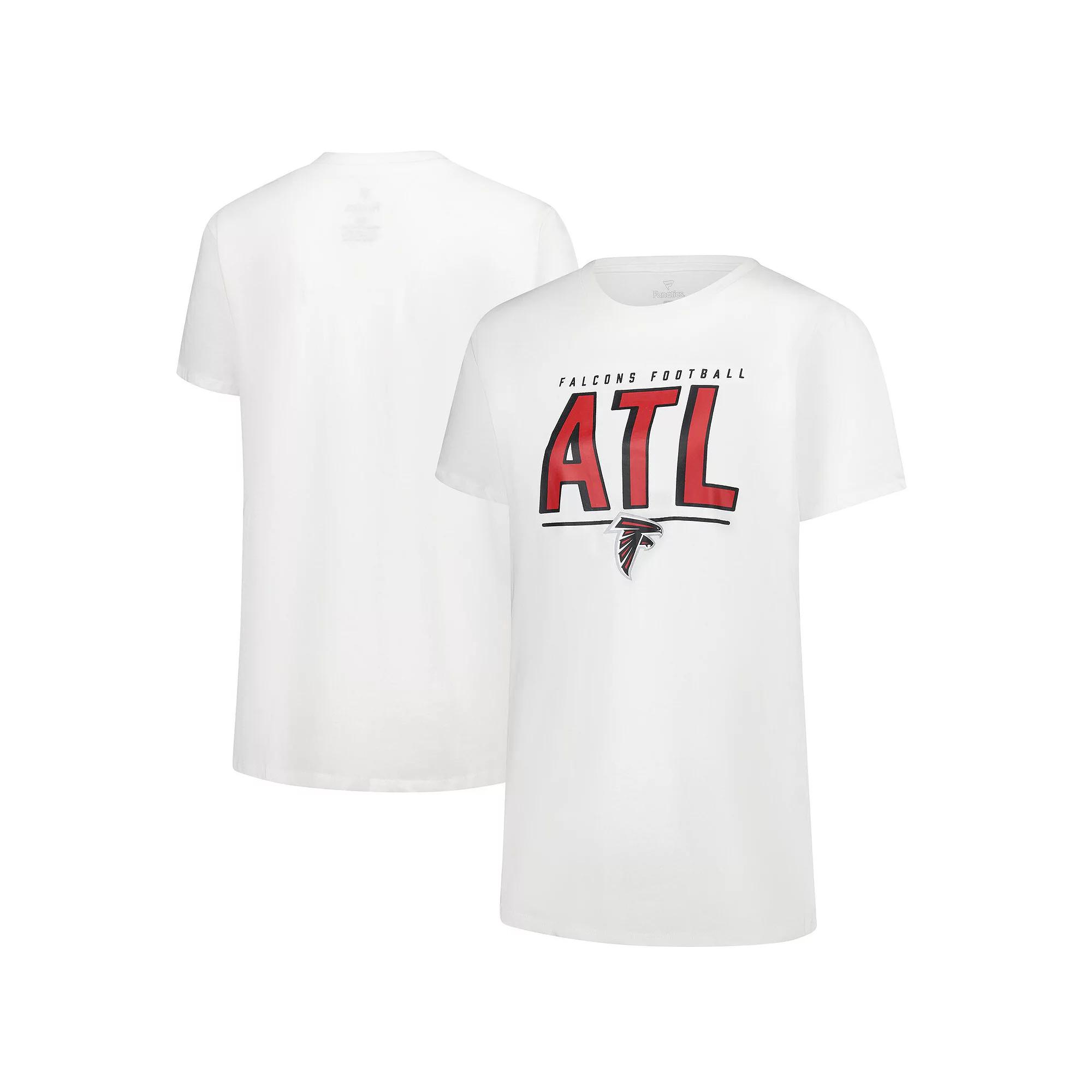 Women's Fanatics White Atlanta Falcons Cheerleader T-Shirt,  Product Image