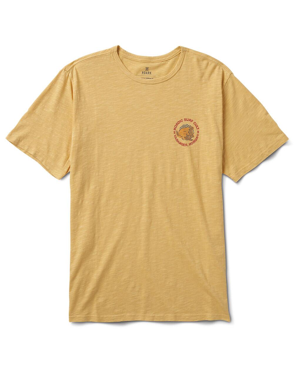 ROARK Surf Cult Organic Mens Tee - YELLOW Product Image