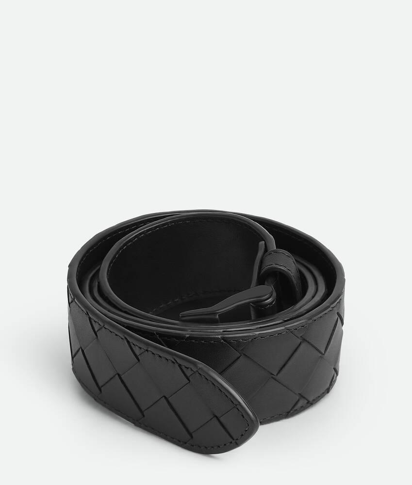 Men's Watch Buckle Belt in Black Product Image