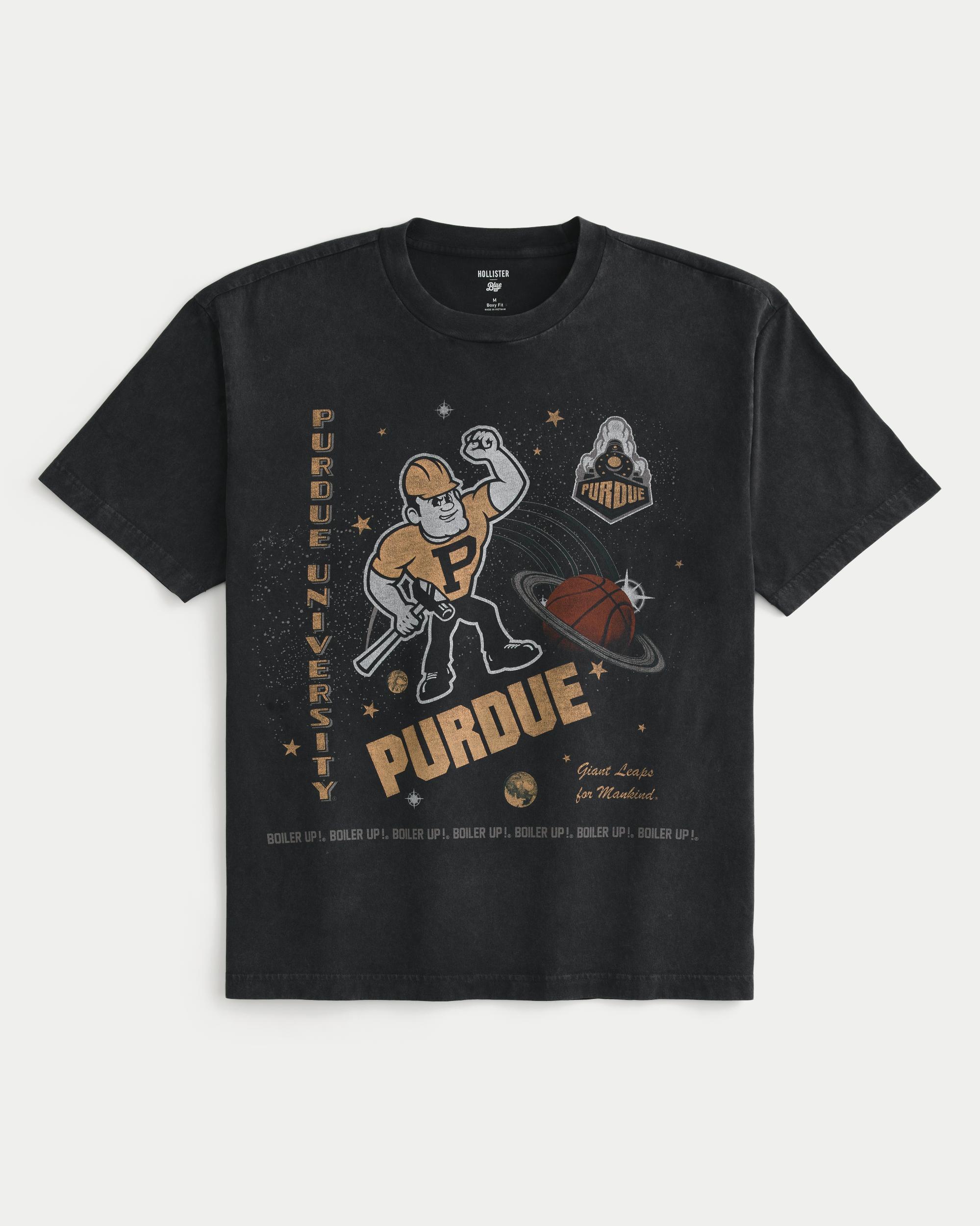 Boxy Purdue University Graphic Tee Product Image