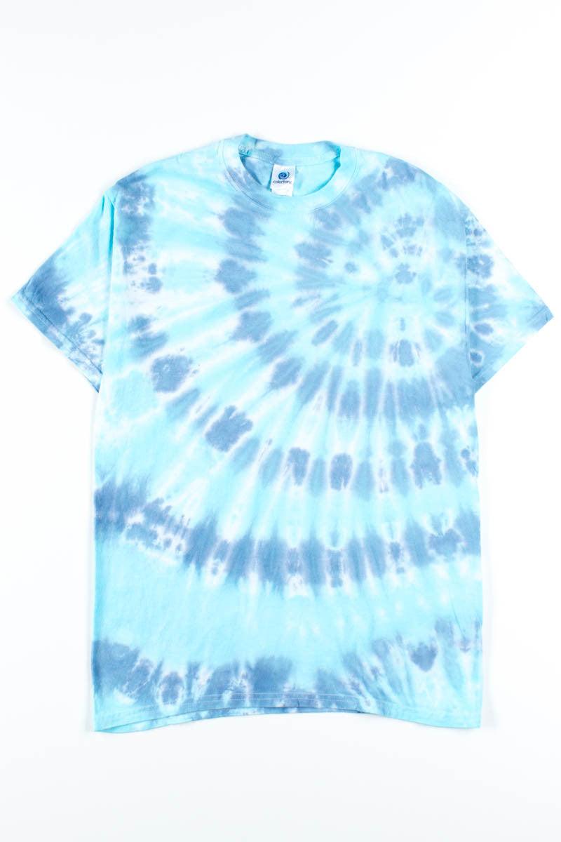 Blue Swirl Tie Dye Shirt Product Image