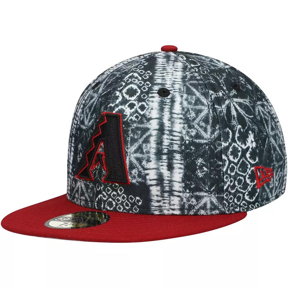 Men's New Era Black Arizona Diamondbacks Sands 59FIFTY Fitted Hat, Size: 7 3/4 Product Image