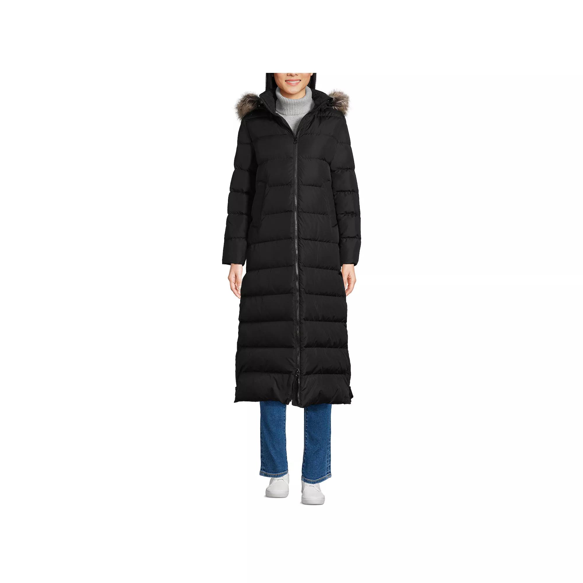 Petite Lands' End Wide Channel 600 Down Puffer Long Maxi Coat, Women's,  Product Image