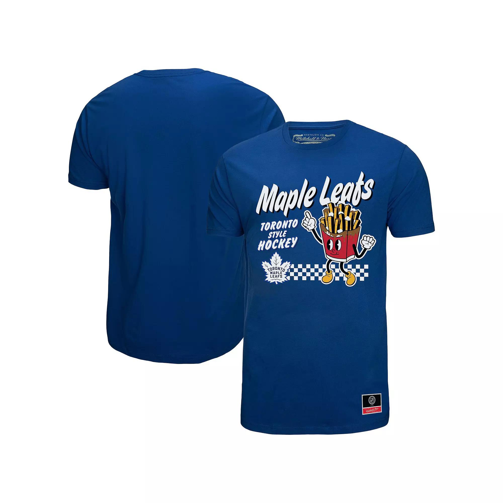 Men's Mitchell & Ness Blue Toronto Maple Leafs Local Food T-Shirt, Size: Medium, Mpl Blue Product Image