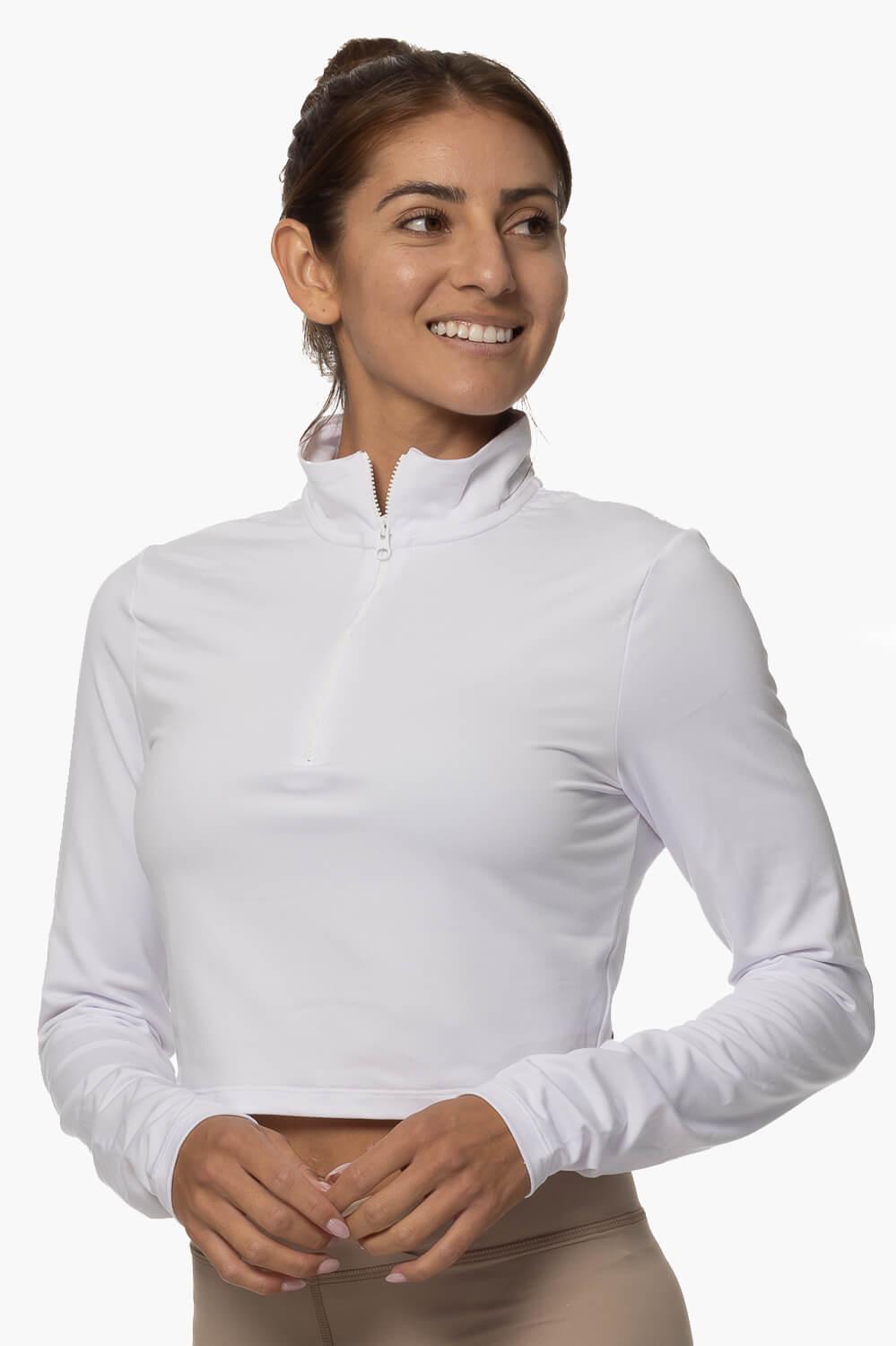 Snapper Cropped 1/4 Zip Up Pullover - Seasalt Female Product Image