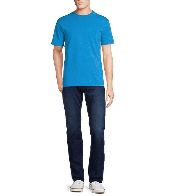 Cremiuex Premium Denim Garment-Dyed Short Sleeve T-Shirt Product Image