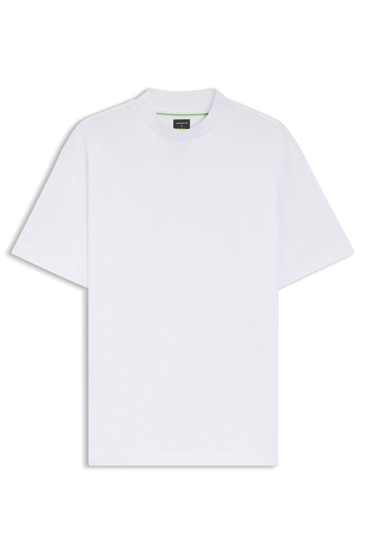 Porsche x BOSS relaxed-fit T-shirt with logo collar Product Image