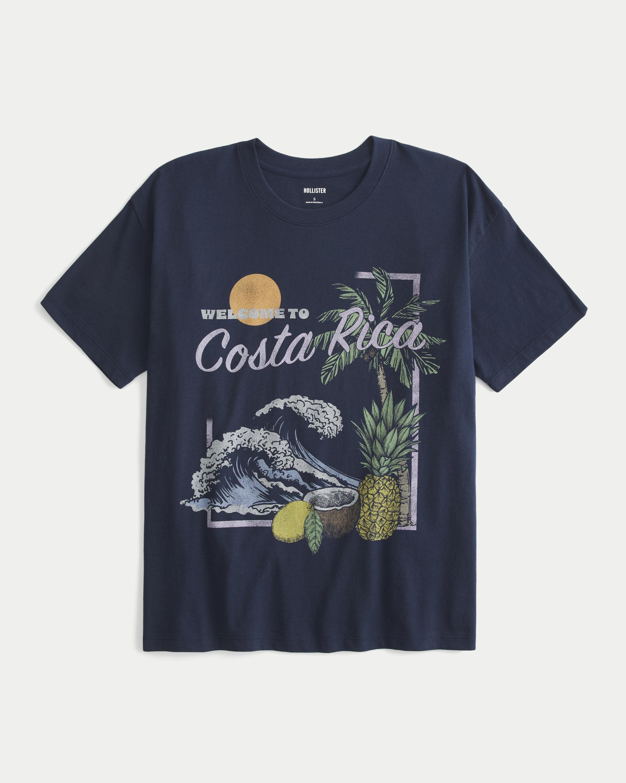 Oversized Costa Rica Graphic Tee Product Image
