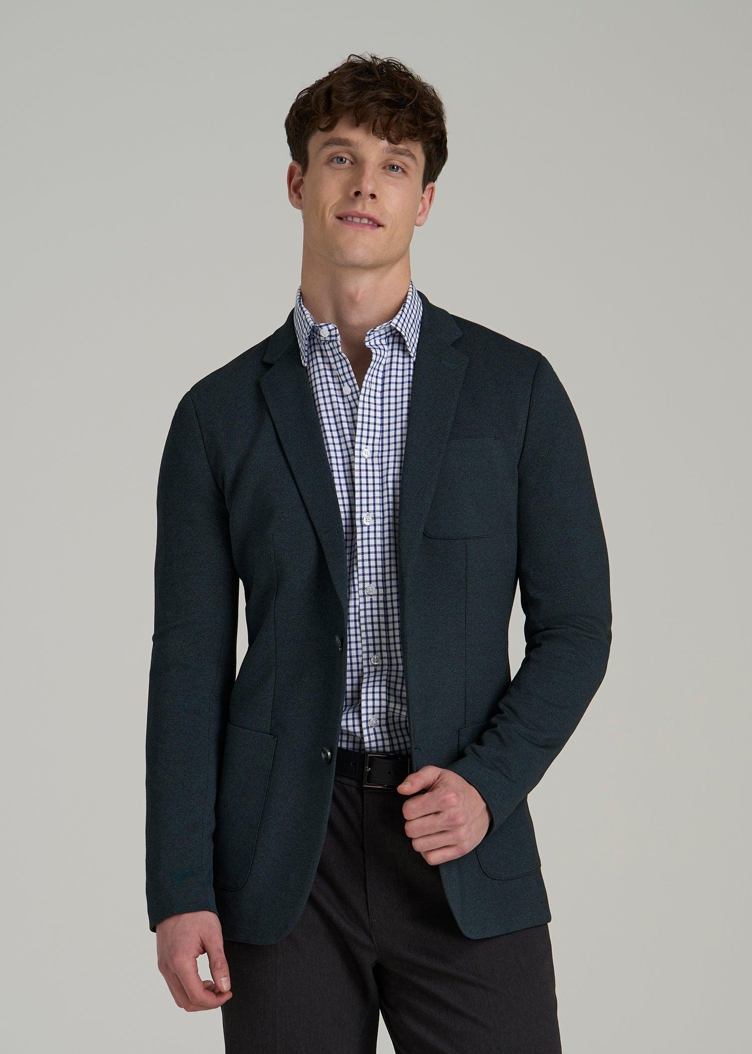Core Blazer for Tall Men in Blue Steel Male Product Image