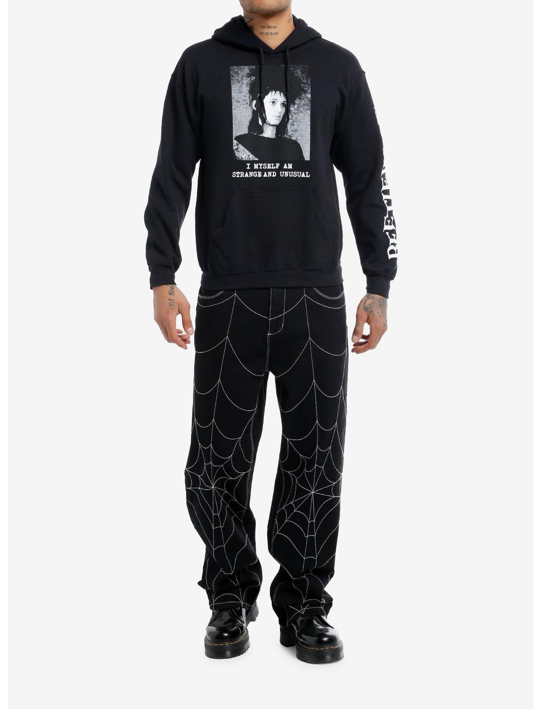 Beetlejuice Lydia Deetz Strange & Unusual Quote Hoodie Product Image