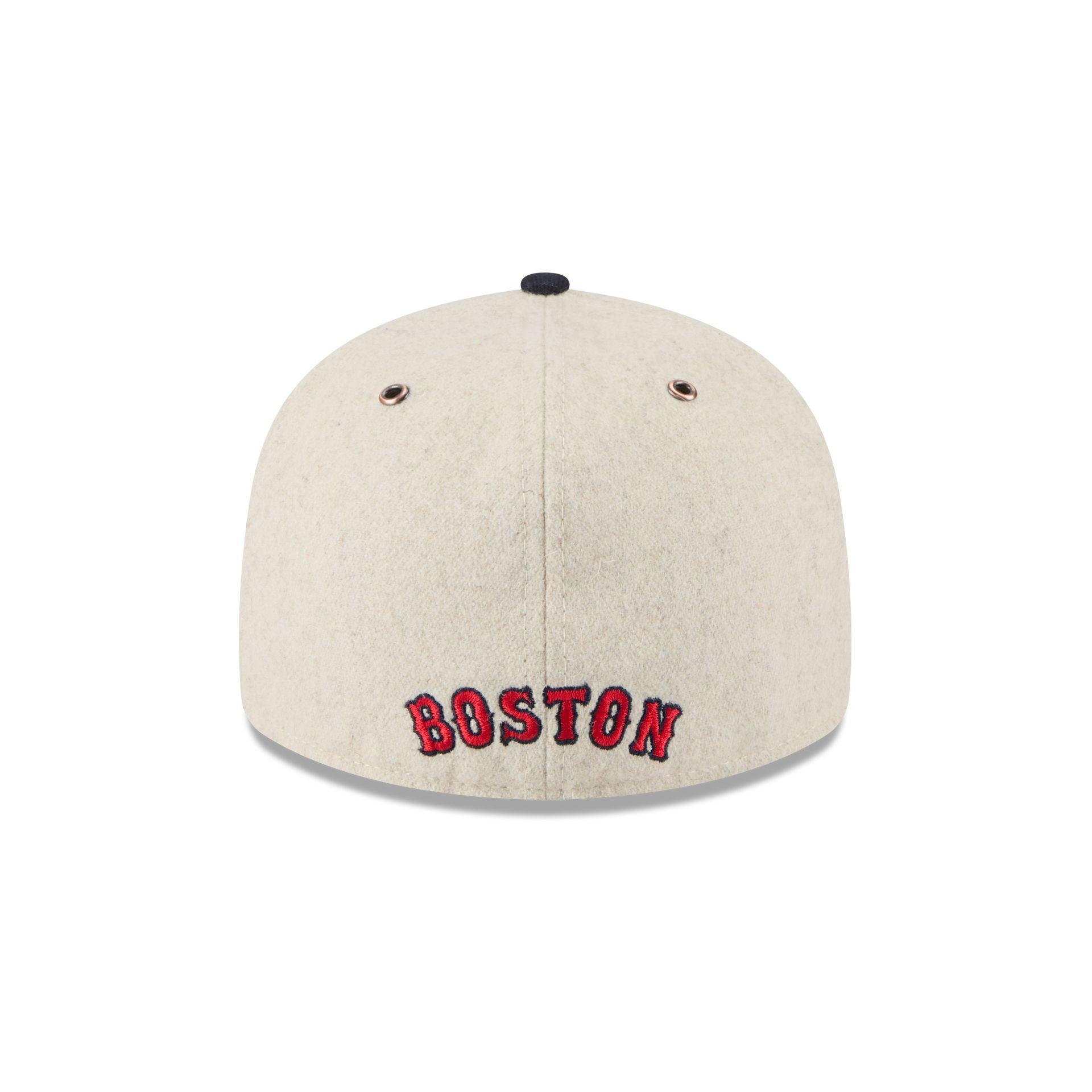 Boston Red Sox Wool Letterman Retro Crown 59FIFTY Fitted Hat Male Product Image