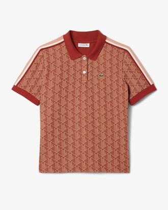 Slim Fit Monogram Jacquard Polo Shirt Product Image