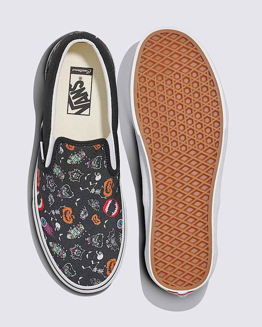 Customs Classic Slip-On Halloween Shoe in Customs| Vans US Product Image