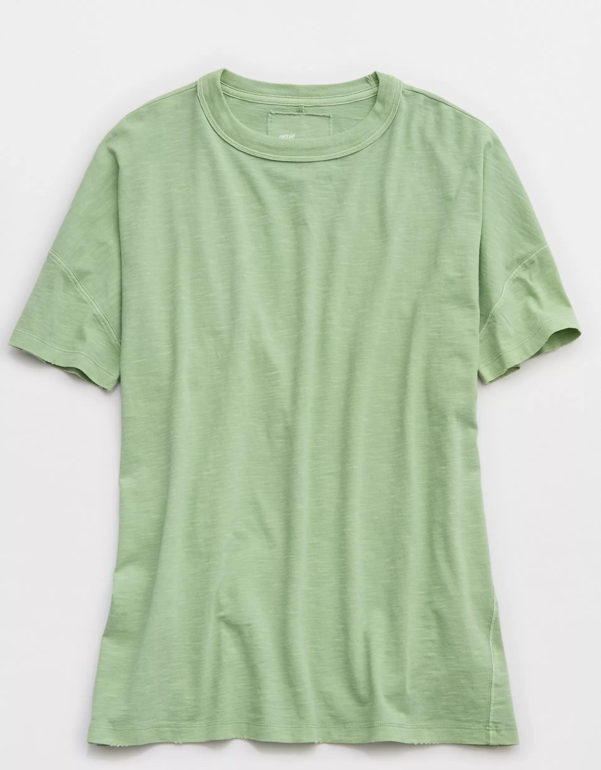 Aerie Oversized Crew Boyfriend T-Shirt Product Image