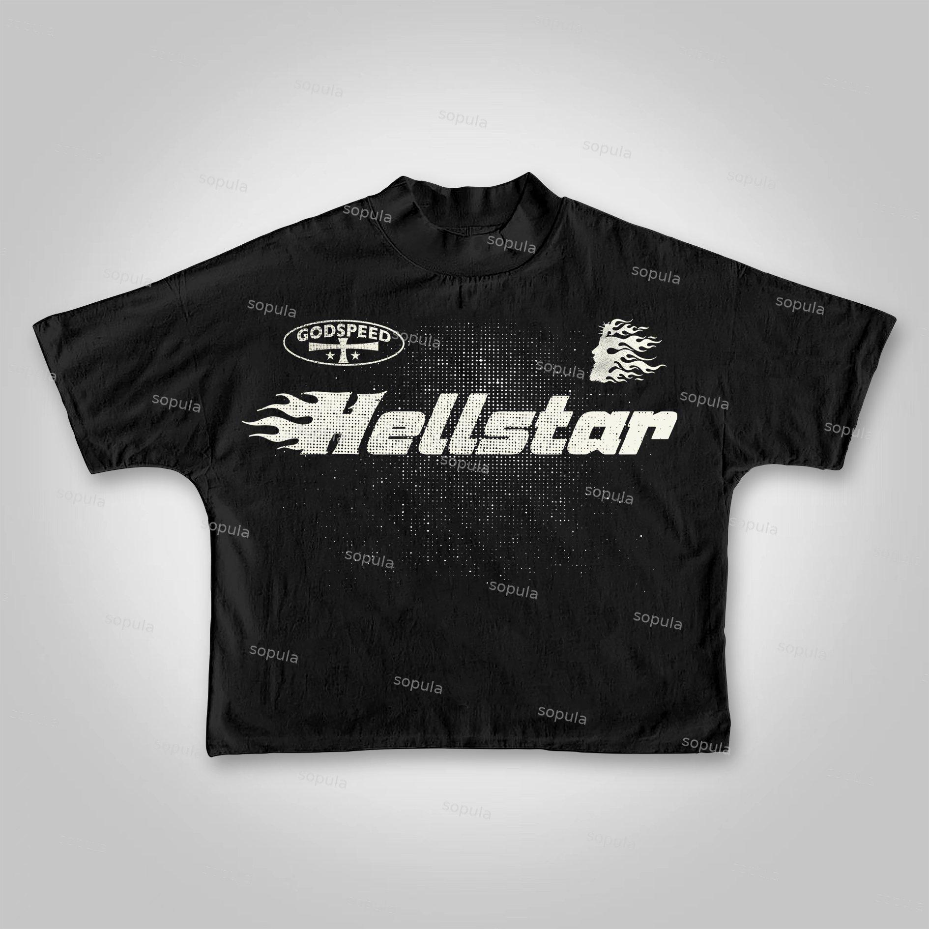 Sopula Vintage Flame Jesus Silhouette Network Cropped T-shirt Product Image