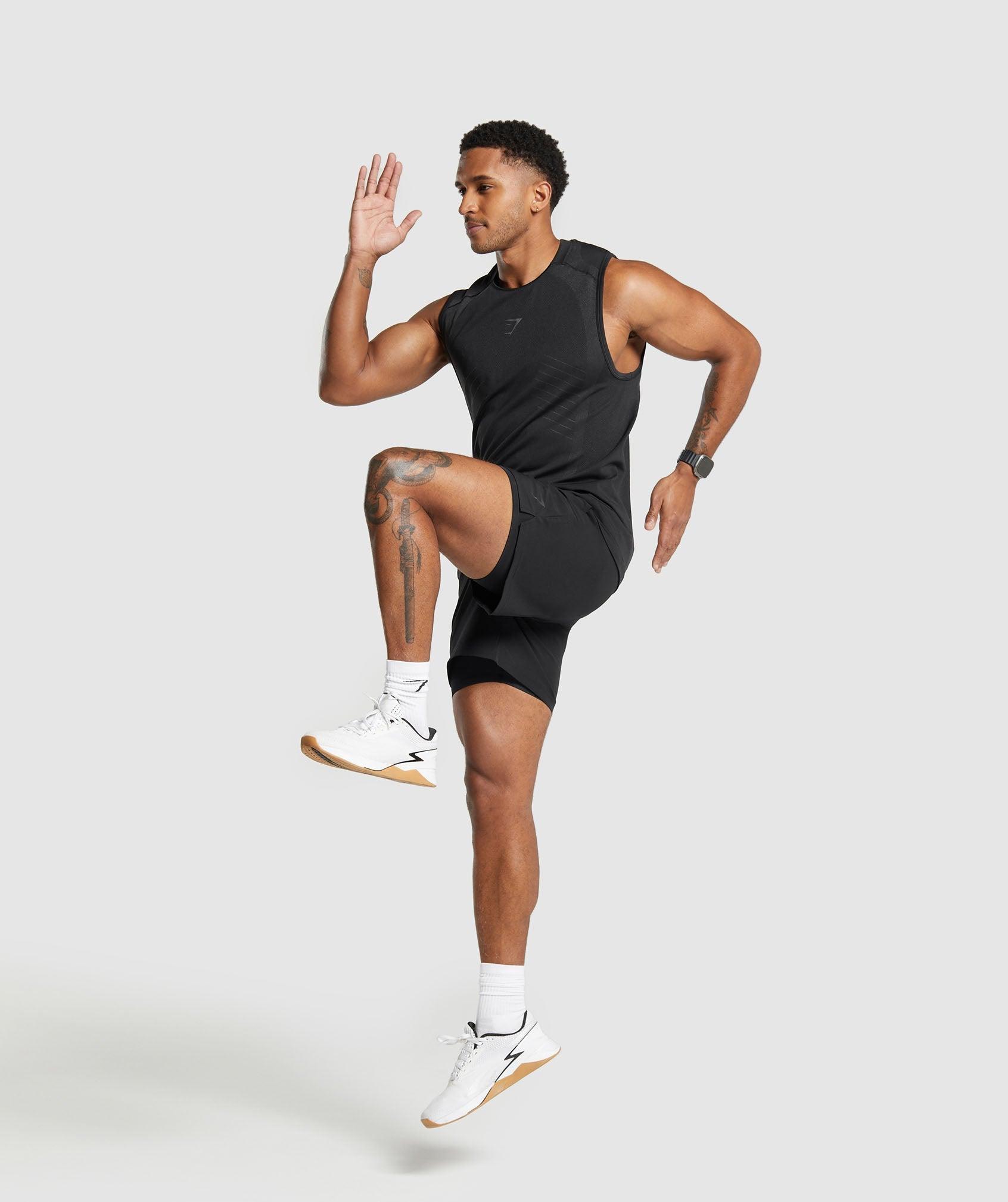 Gymshark Land to Water 6" Shorts - Black Male Product Image