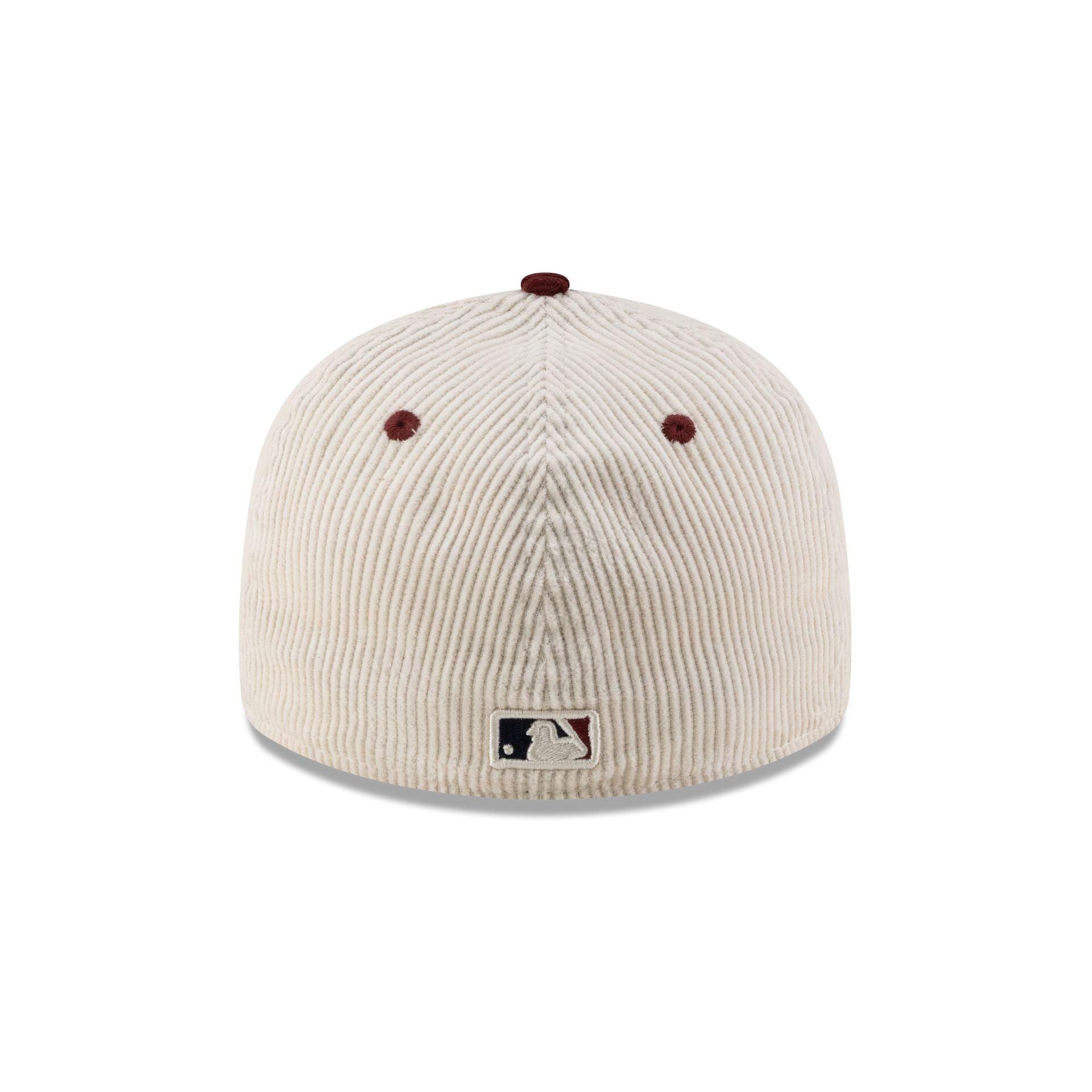 New York Yankees Cord Cream Low Profile 59FIFTY Fitted Hat Male Product Image