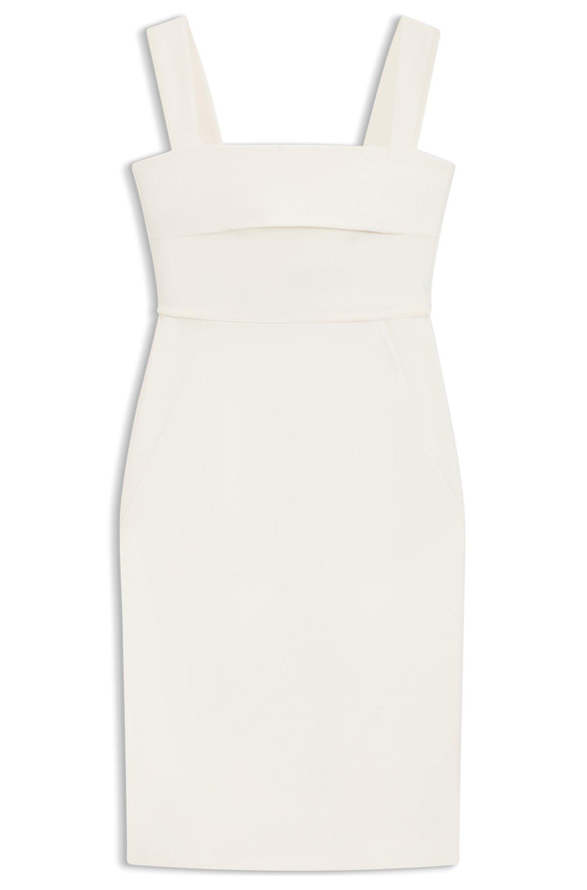 Slim-fit jersey dress with layered detail Product Image