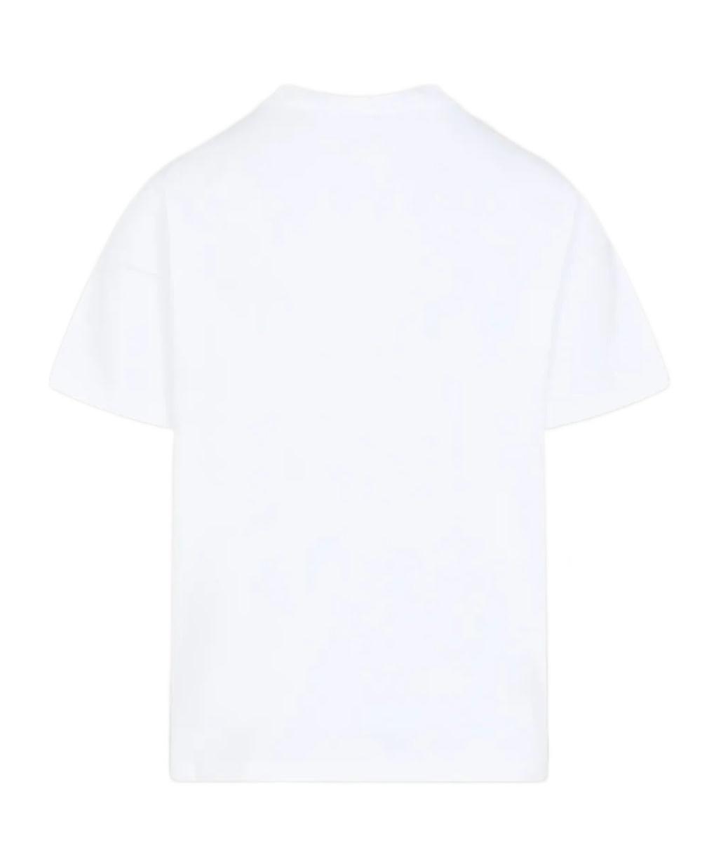 CASABLANCA Logo Short Sleeve T-shirt In White Product Image