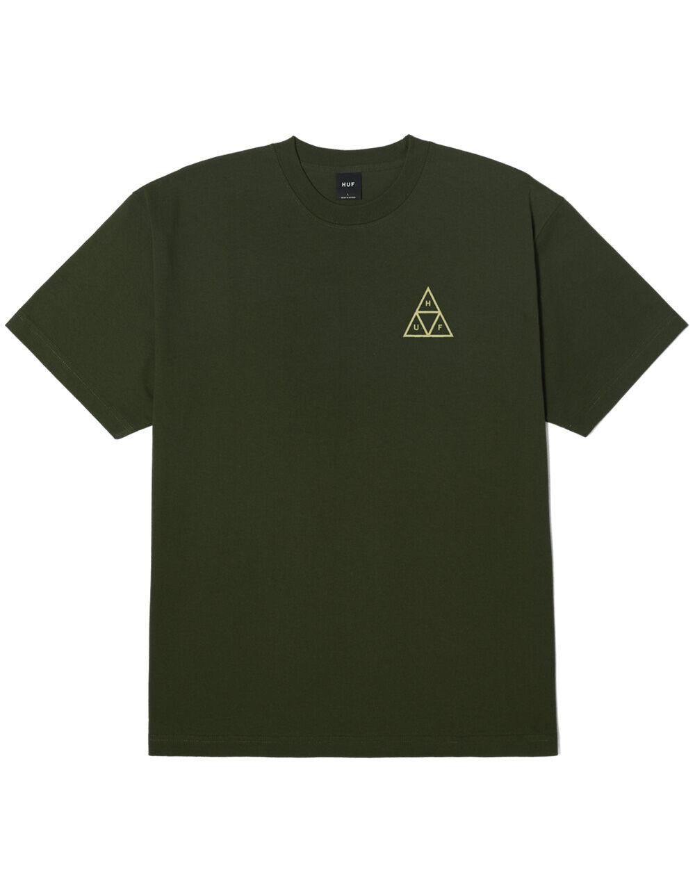 HUF Set Triple Triangle Mens Tee - HUNTER Product Image