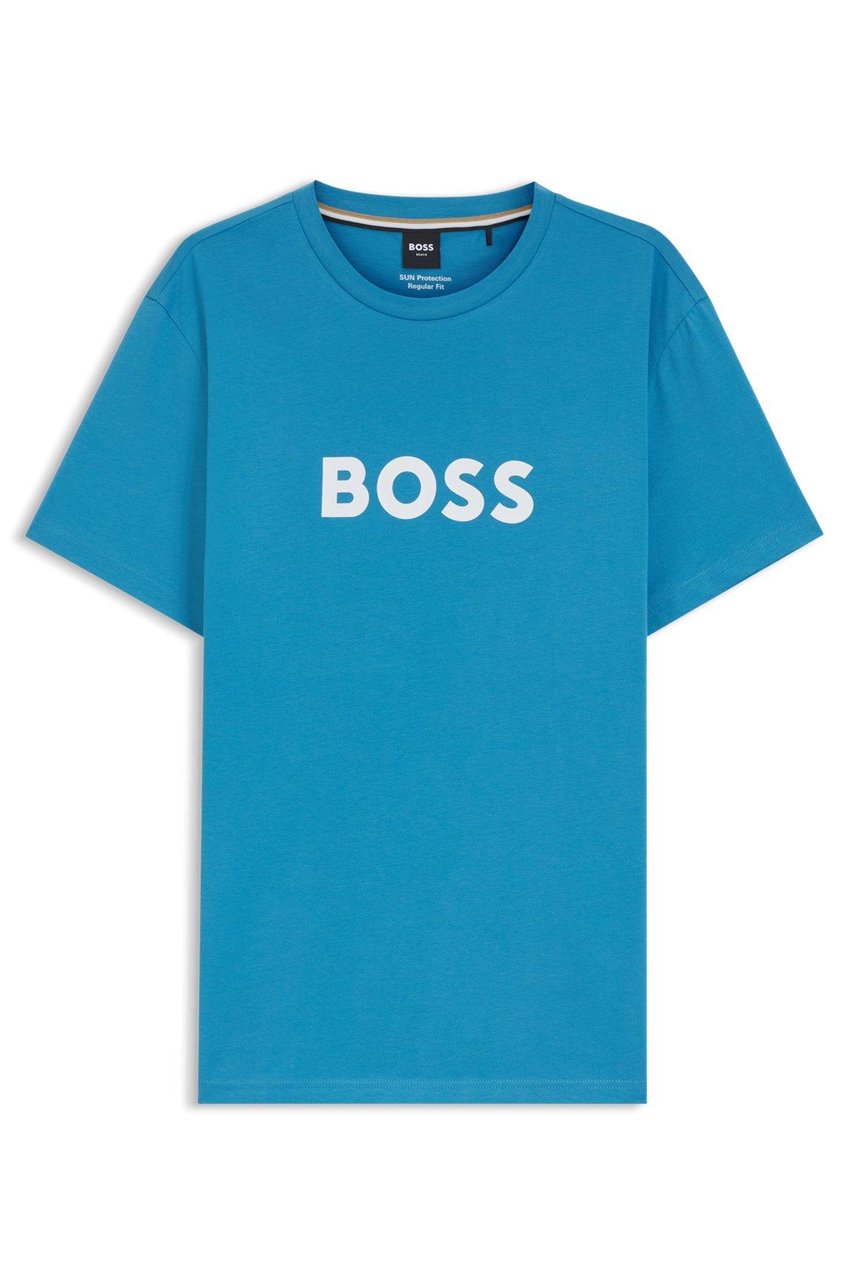 Cotton-jersey T-shirt with logo print Product Image