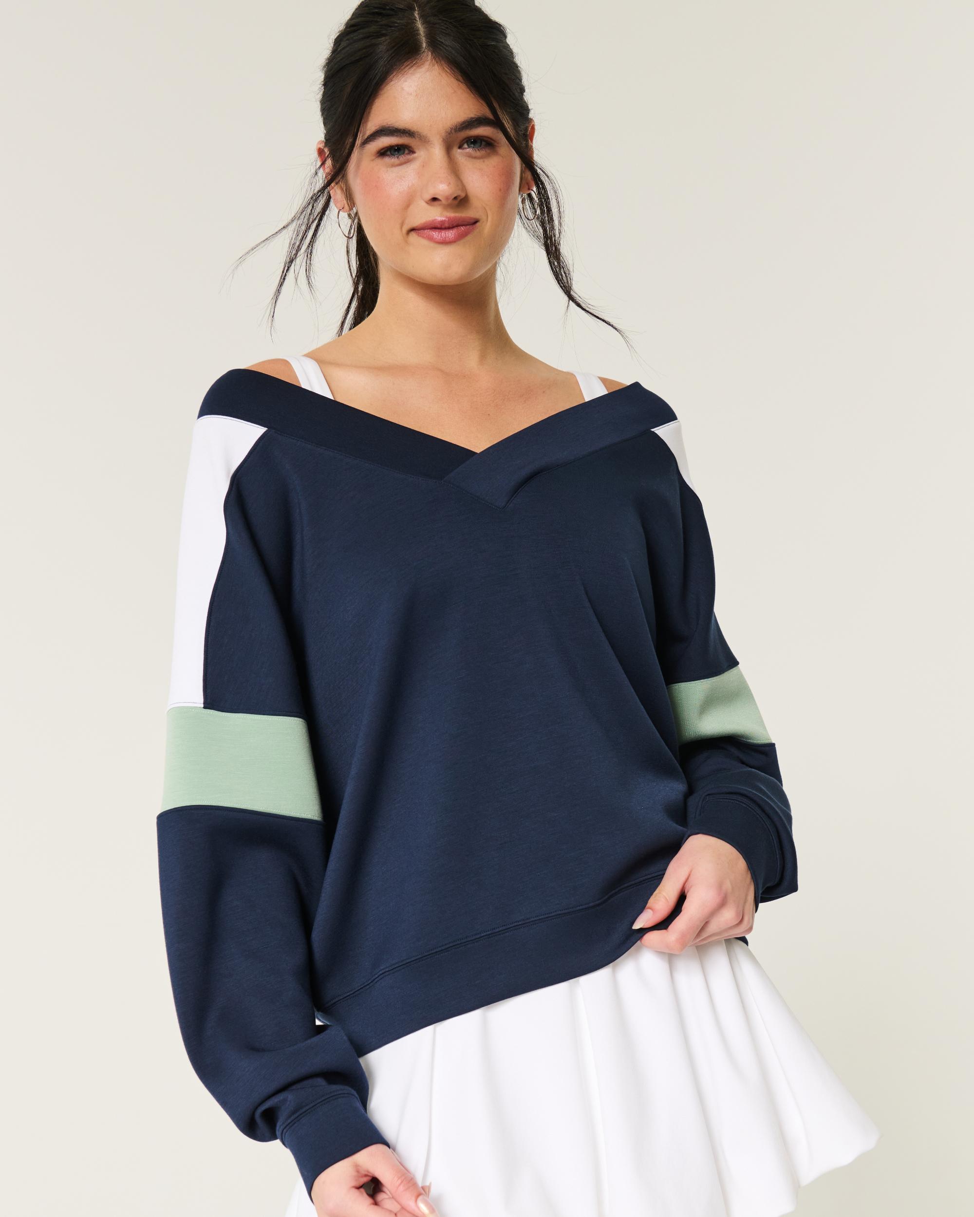 Gilly Hicks Active Cooldown Off-the-Shoulder Top Product Image
