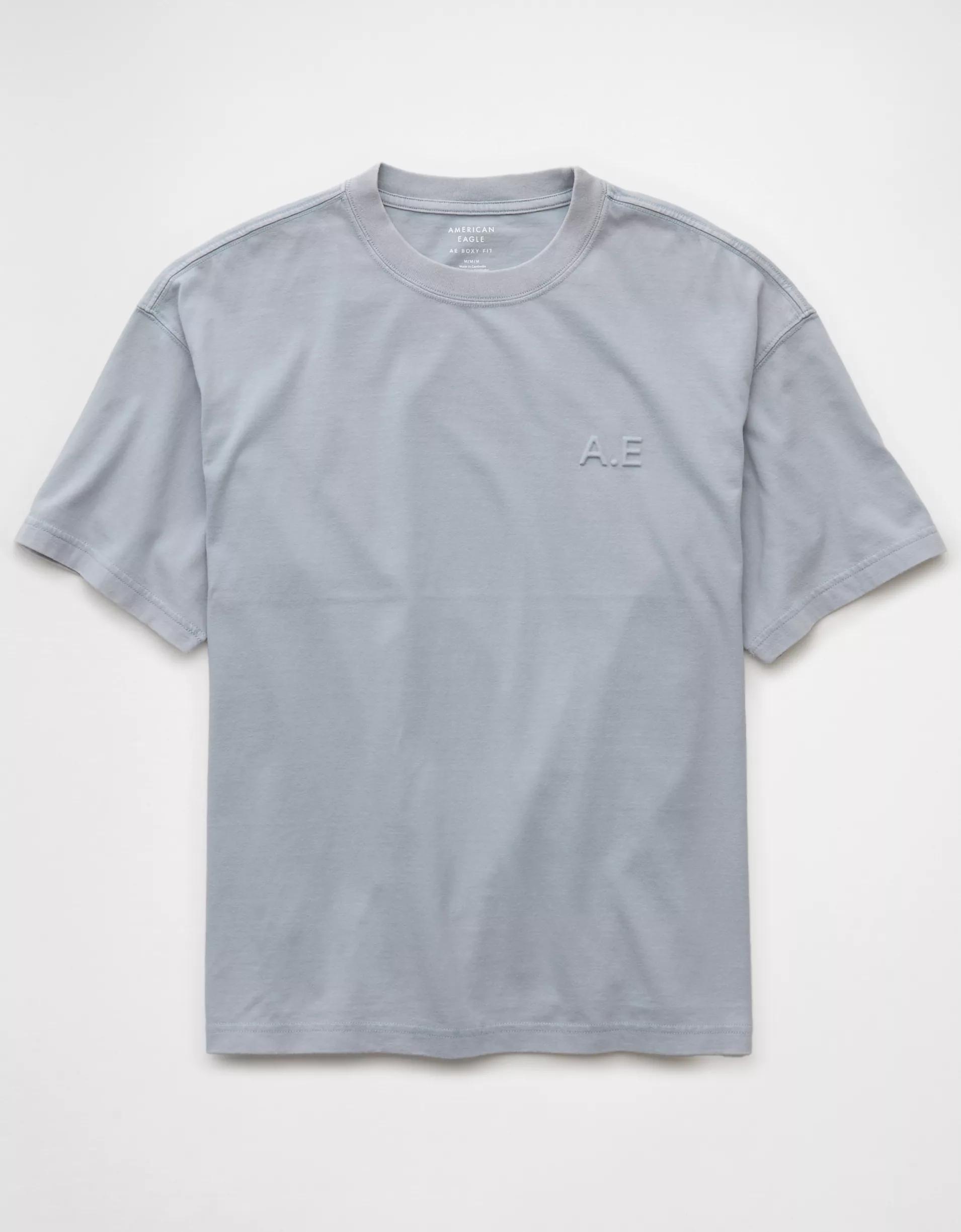 AE Boxy Elevated Logo Graphic T-Shirt Product Image