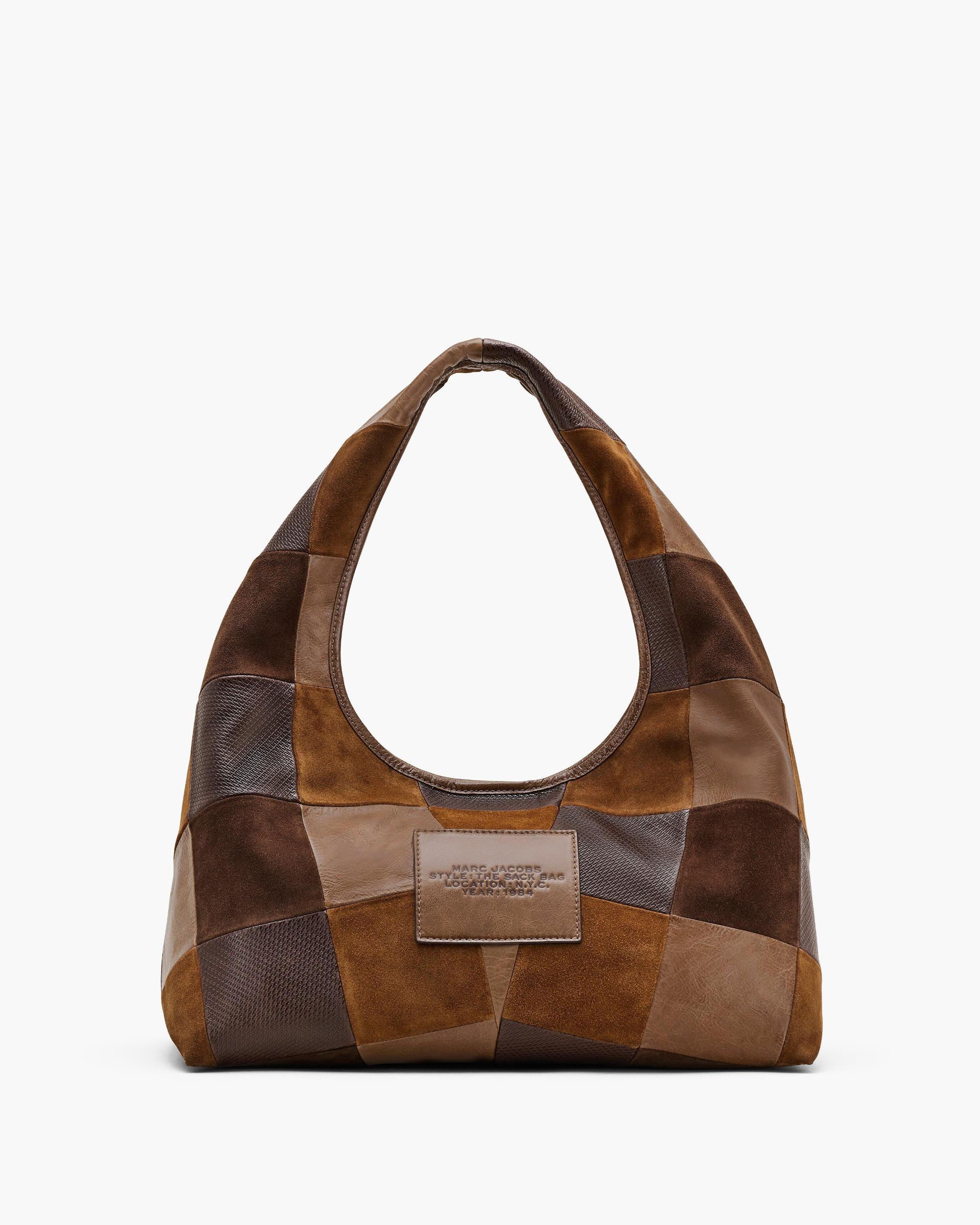 The Suede Patchwork Sack Bag Product Image