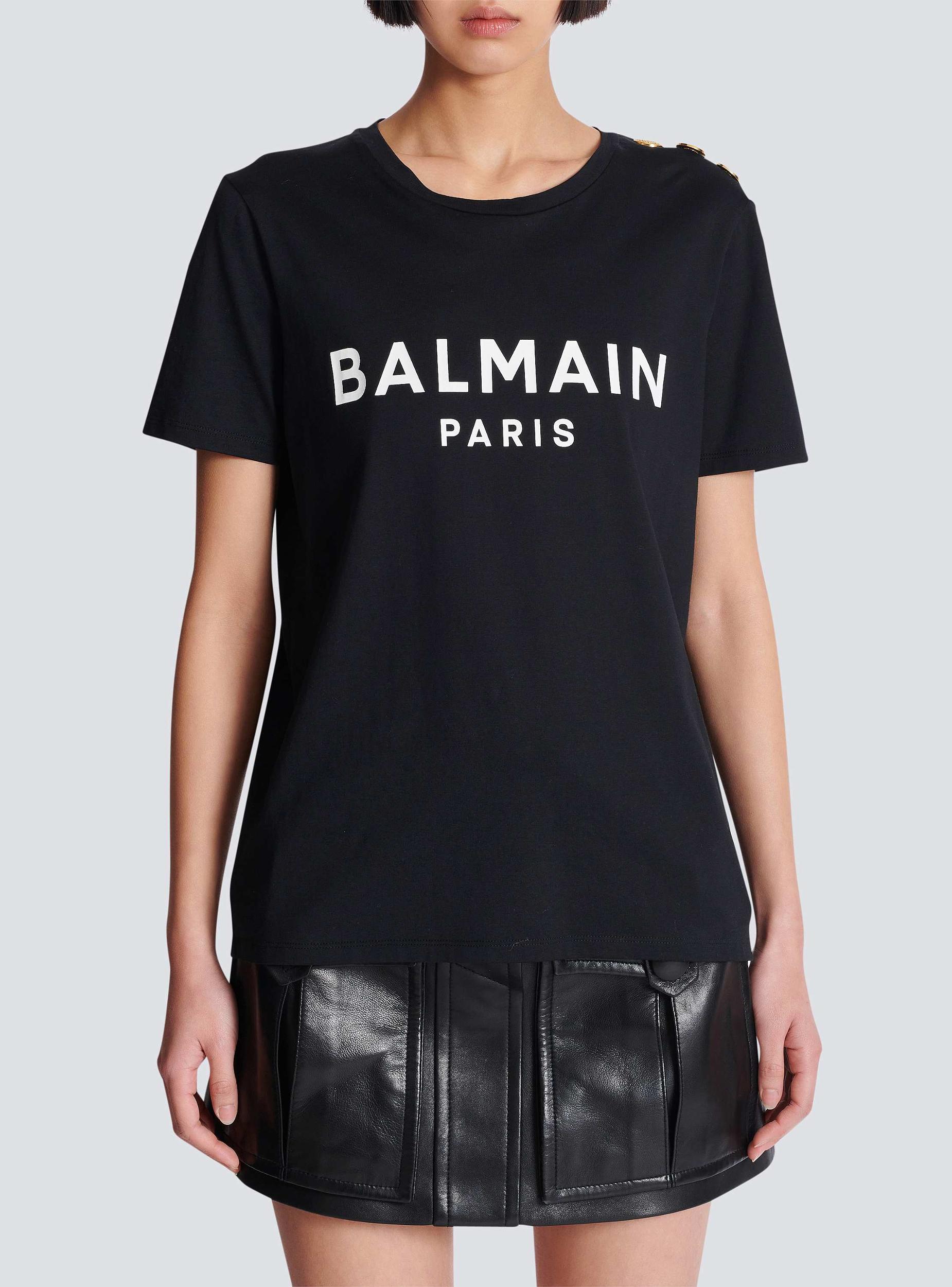 T-shirt with Balmain Paris print Product Image