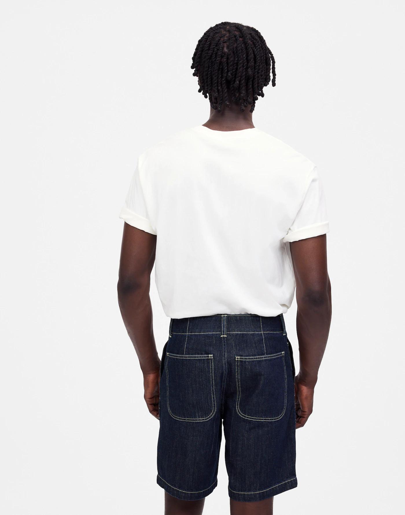 Patch Pocket Shorts in Summer Denim Product Image