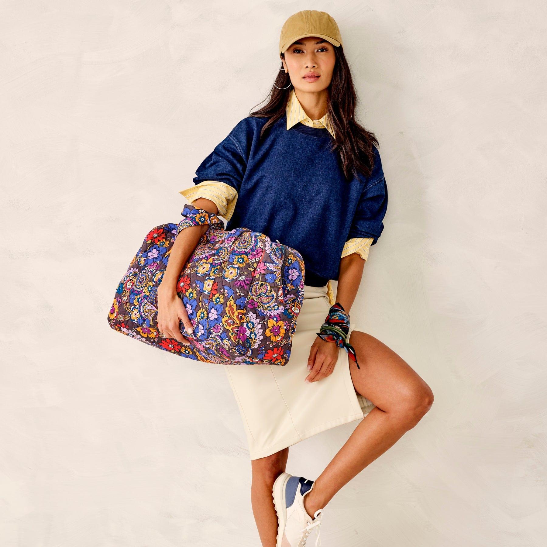 Vera Bradley Large Miramar Weekender Women in Starry Paisley Blue Product Image