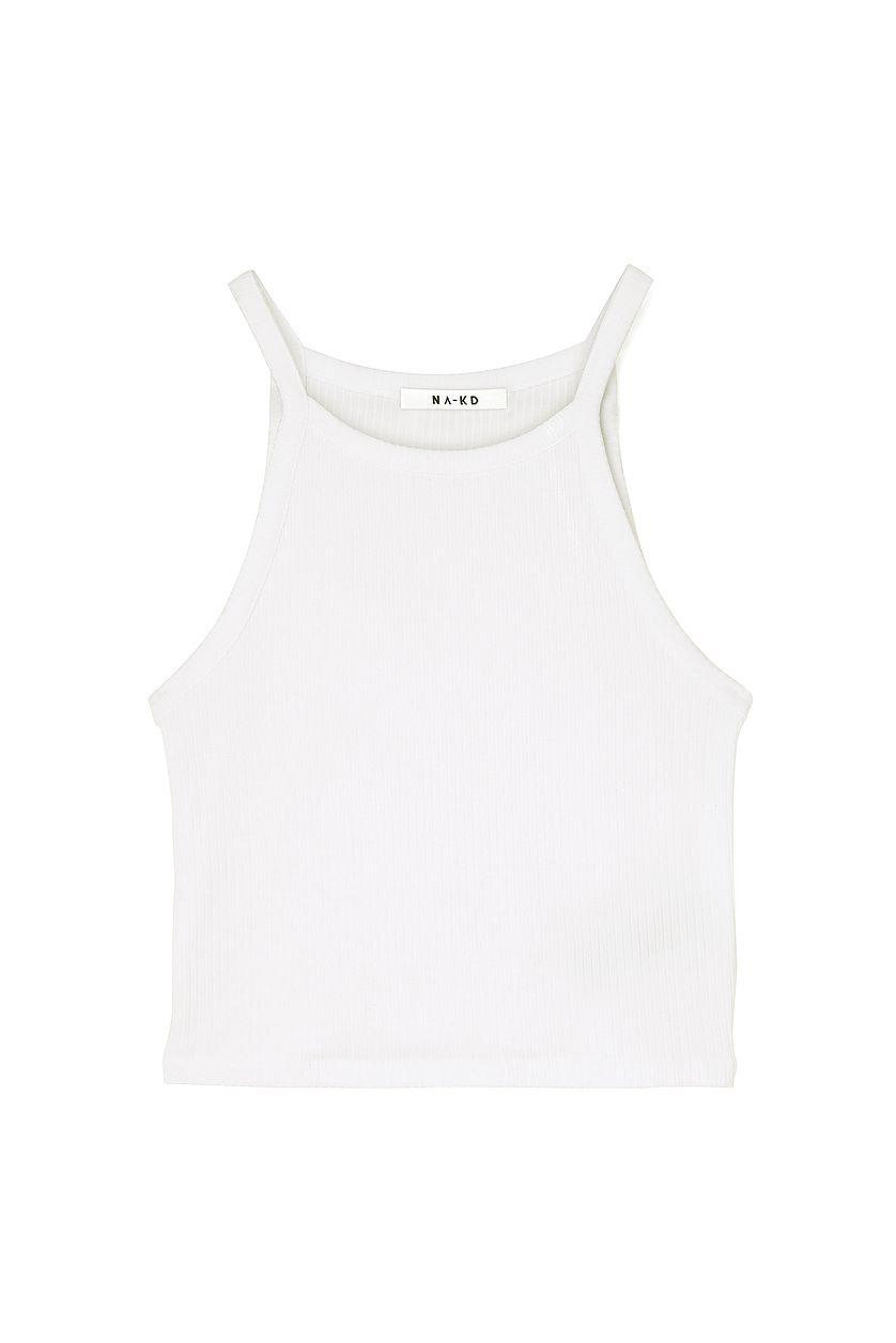 High Neck Crop Singlet Product Image