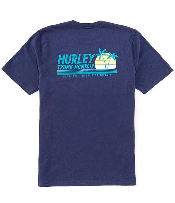 Hurley Everyday Sun Stripes Short Sleeve Graphic T-Shirt Product Image