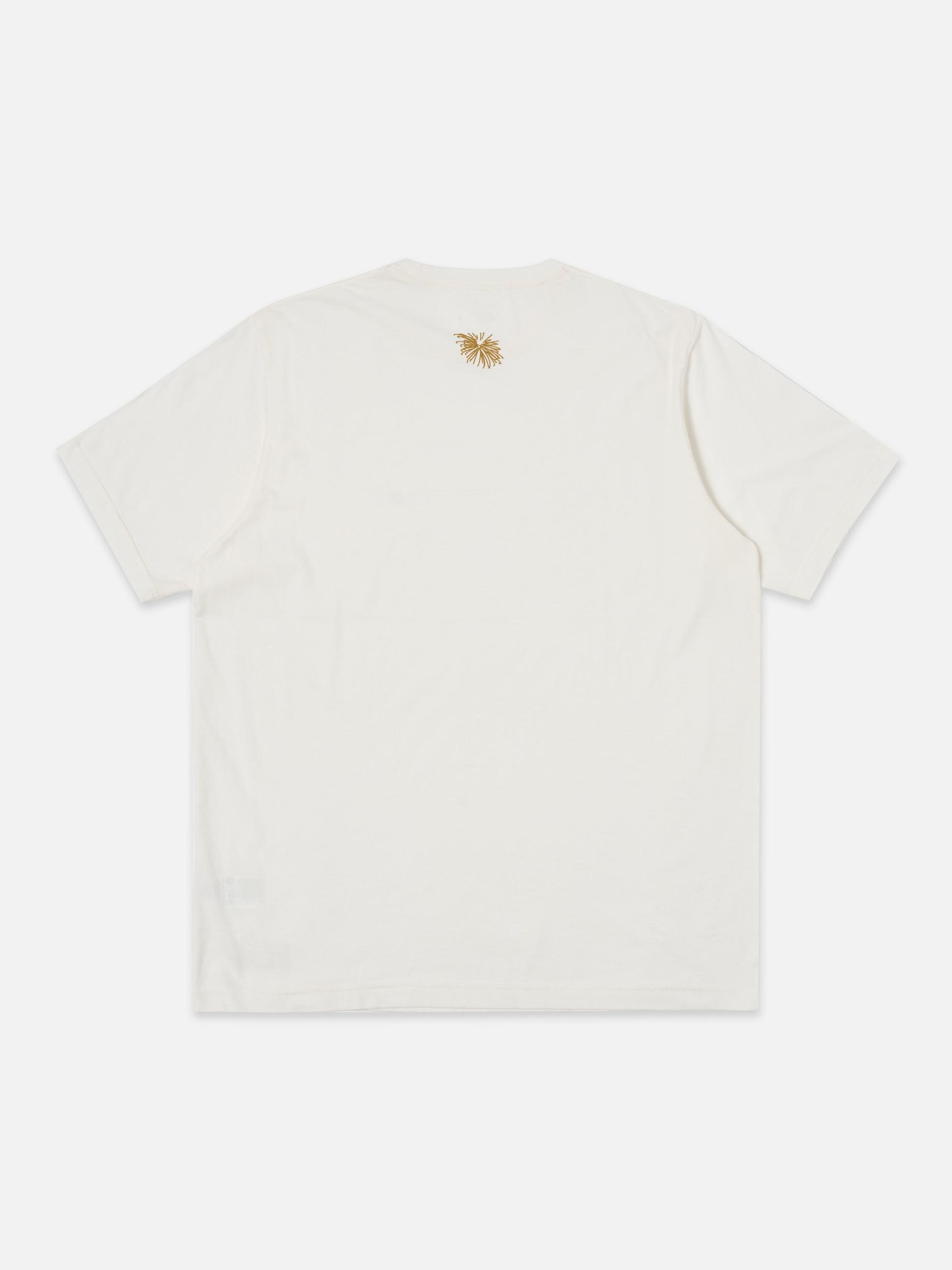 Flower Mountain x Universal Works Tee in Ecru Single Jersey Product Image