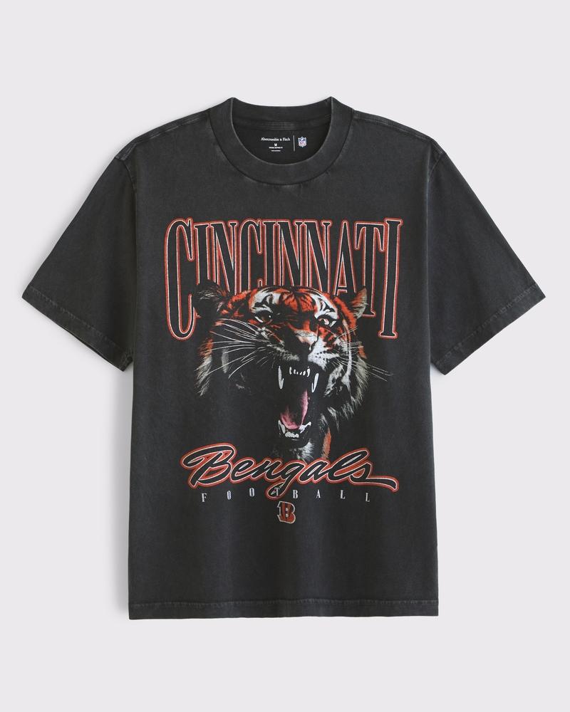 Cincinnati Bengals Vintage-Inspired Graphic Tee Product Image