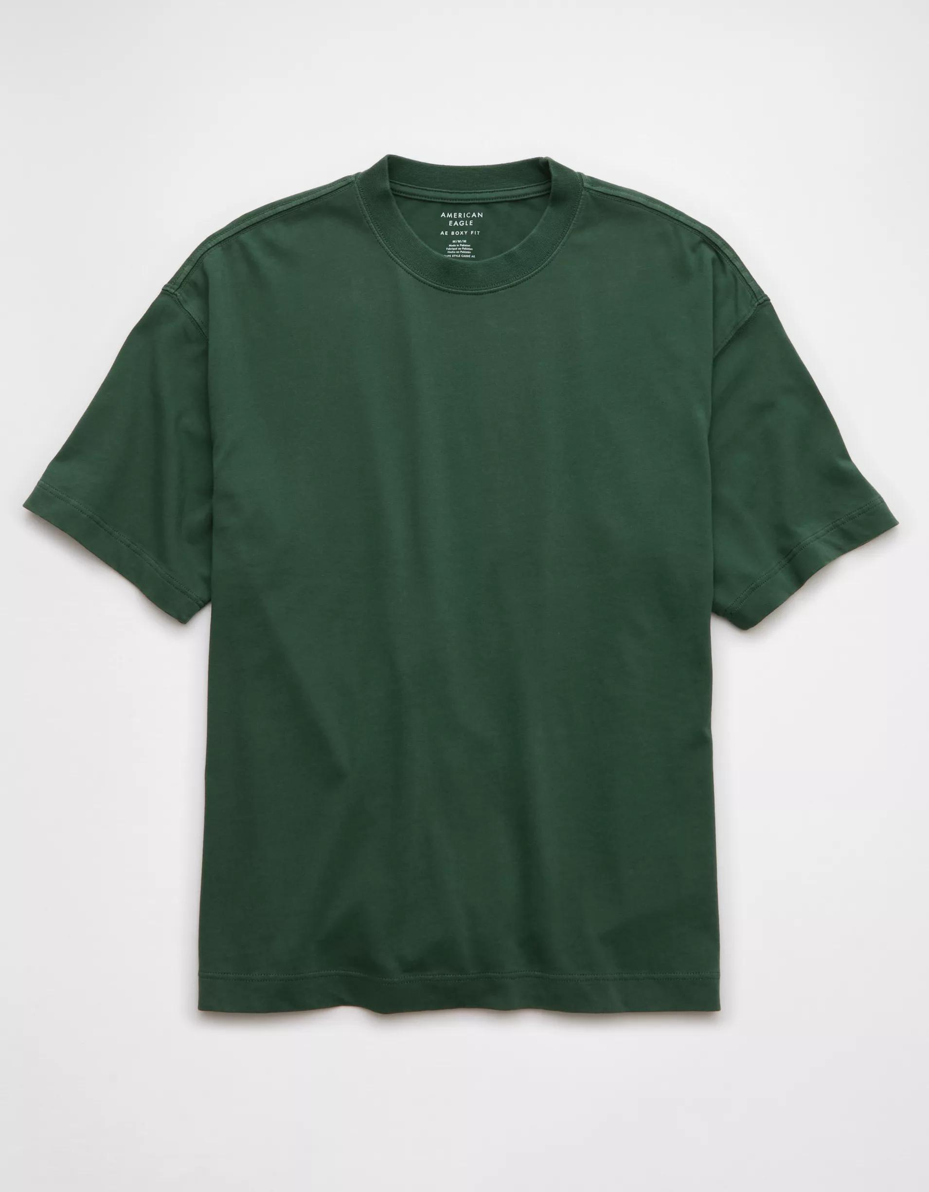 AE Boxy Sueded Jersey T-Shirt Product Image