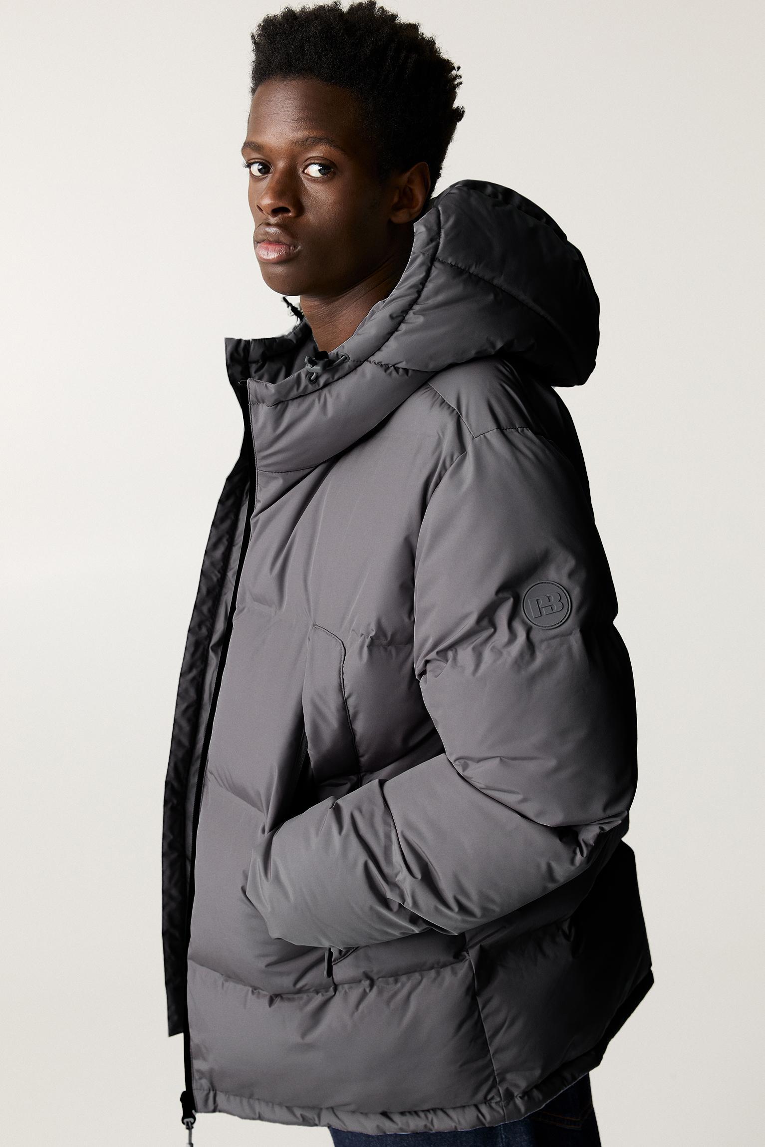 Puffer jacket with hood Product Image