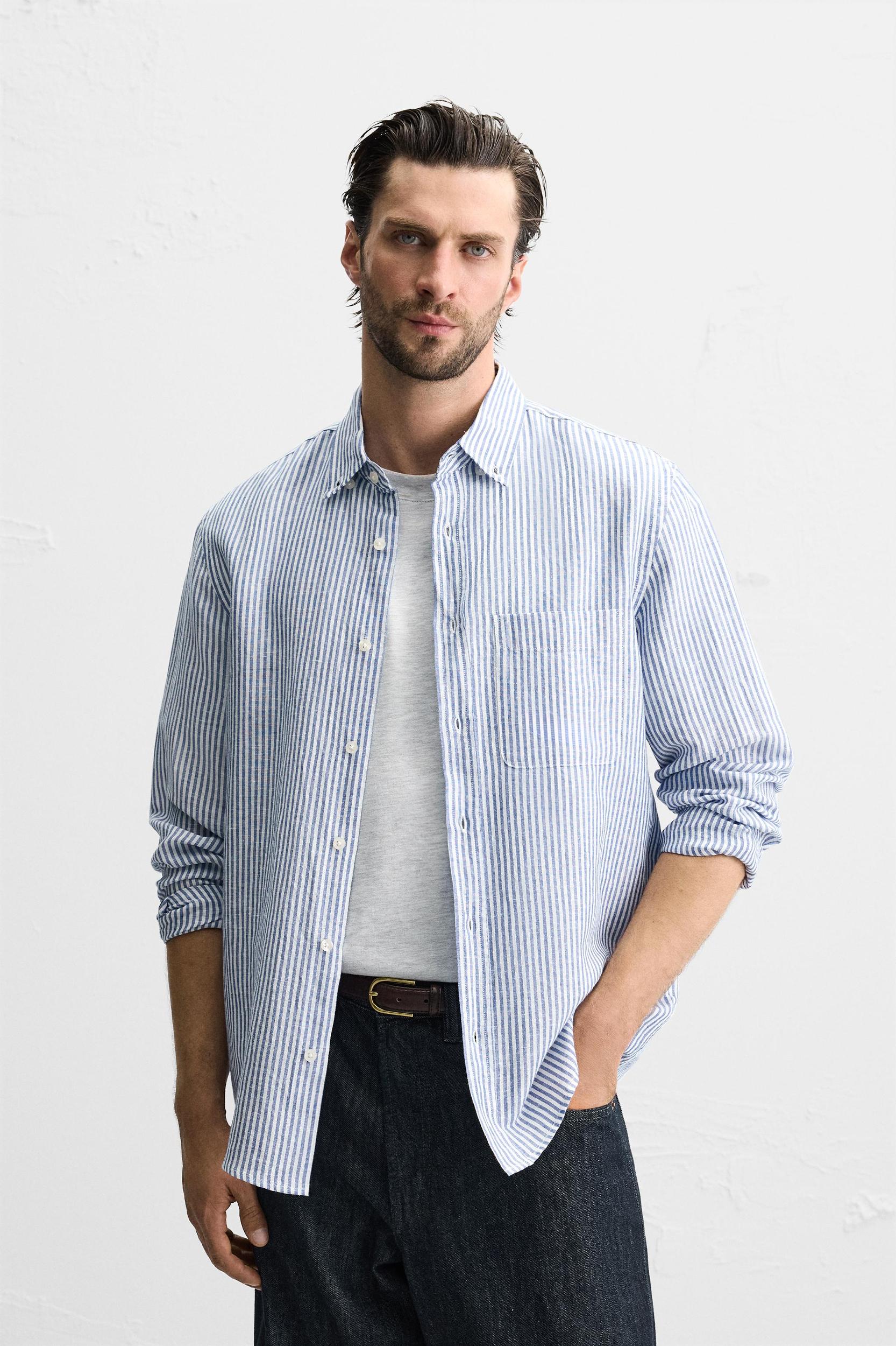 LINEN - COTTON SHIRT Product Image